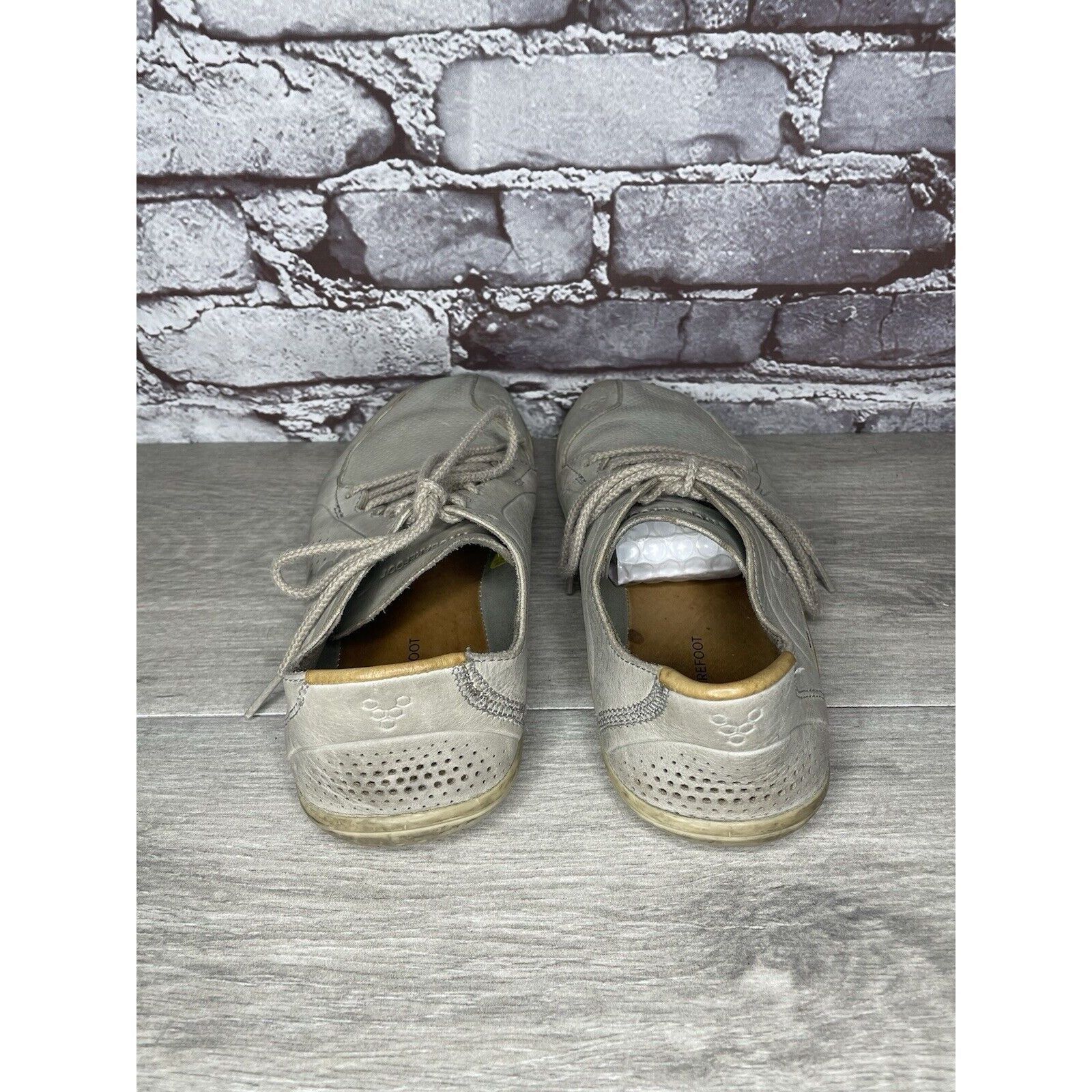 Other Vivobarefoot Primus Lux Gray Leather Lace Athletic Shoes Wom Size US 10 / IT 40 - 5 Thumbnail
