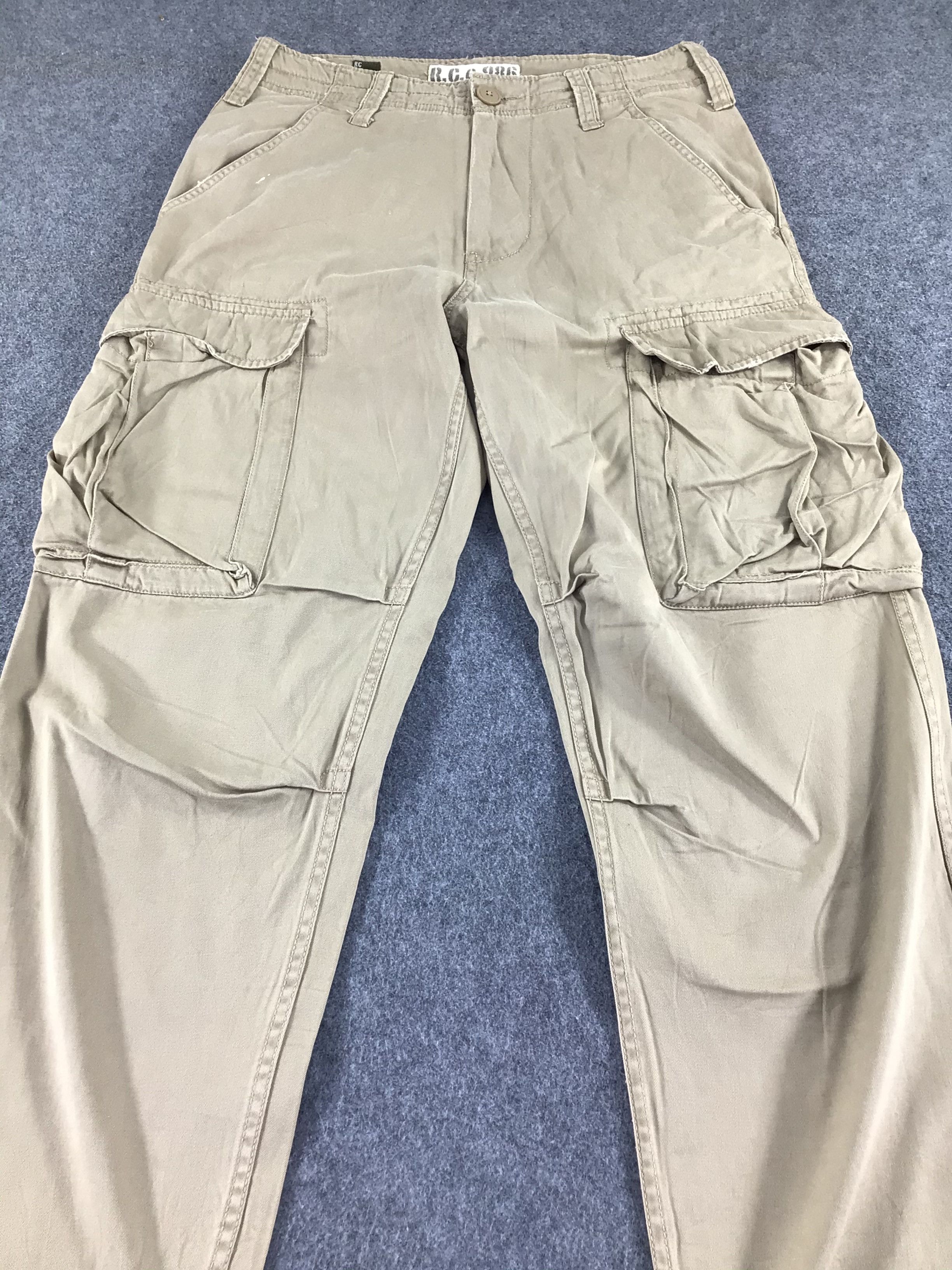 Japanese Brand Real Crush Japanese Multi Pocket Cargo Pant-J122 Size US 31 - 3 Thumbnail