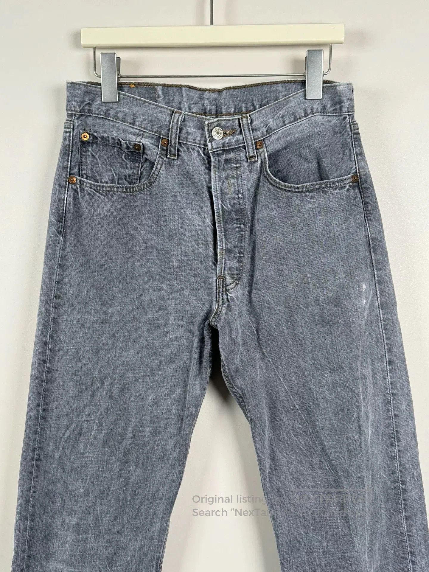 Levi's levi's 501 vintage gray jeans size 31. Size US 31 - 3 Thumbnail