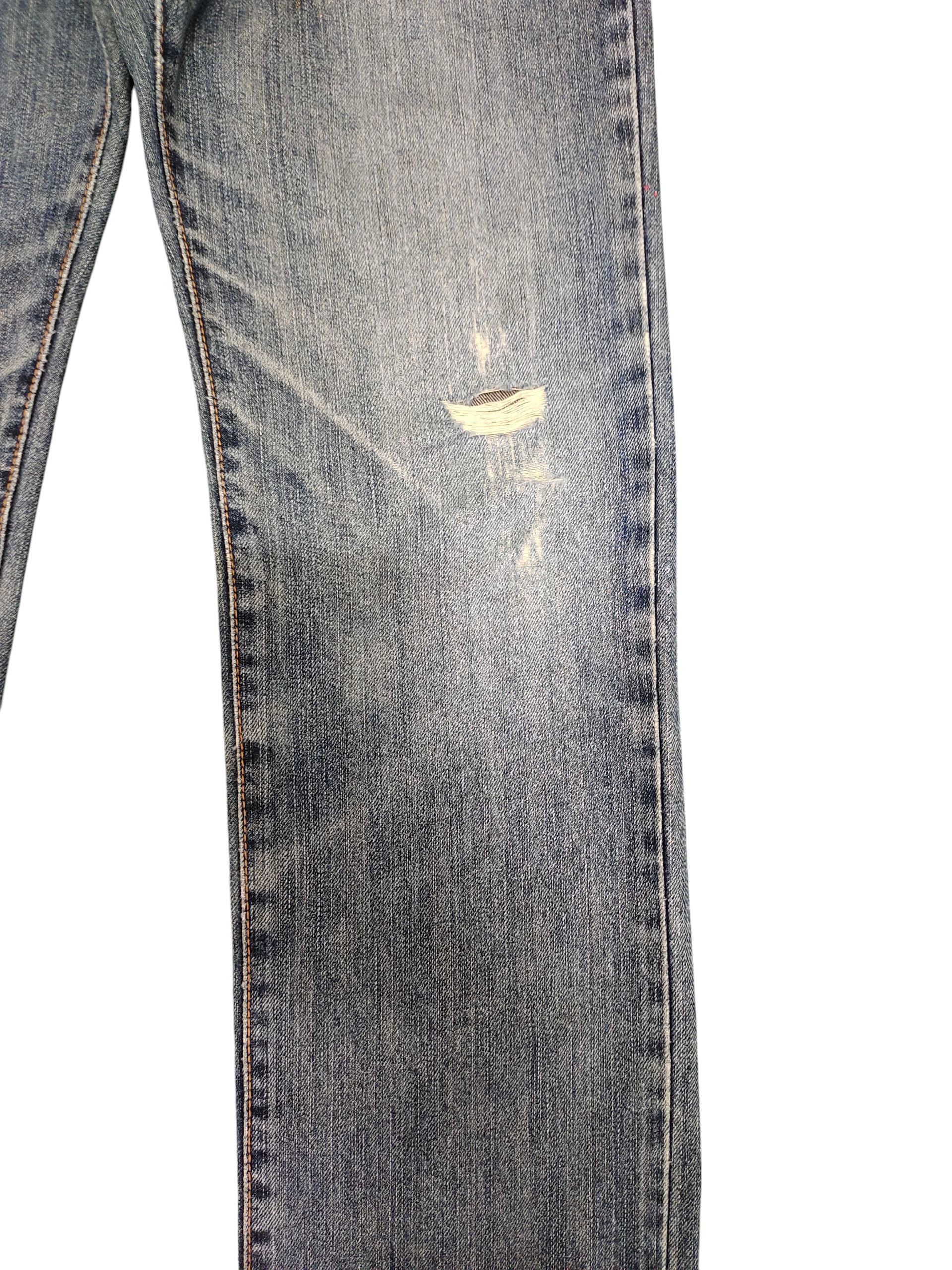 Kapital Vintage Edwin 403 Clawmark Distress Denim Jeans Size US 30 / EU 46 - 3 Thumbnail