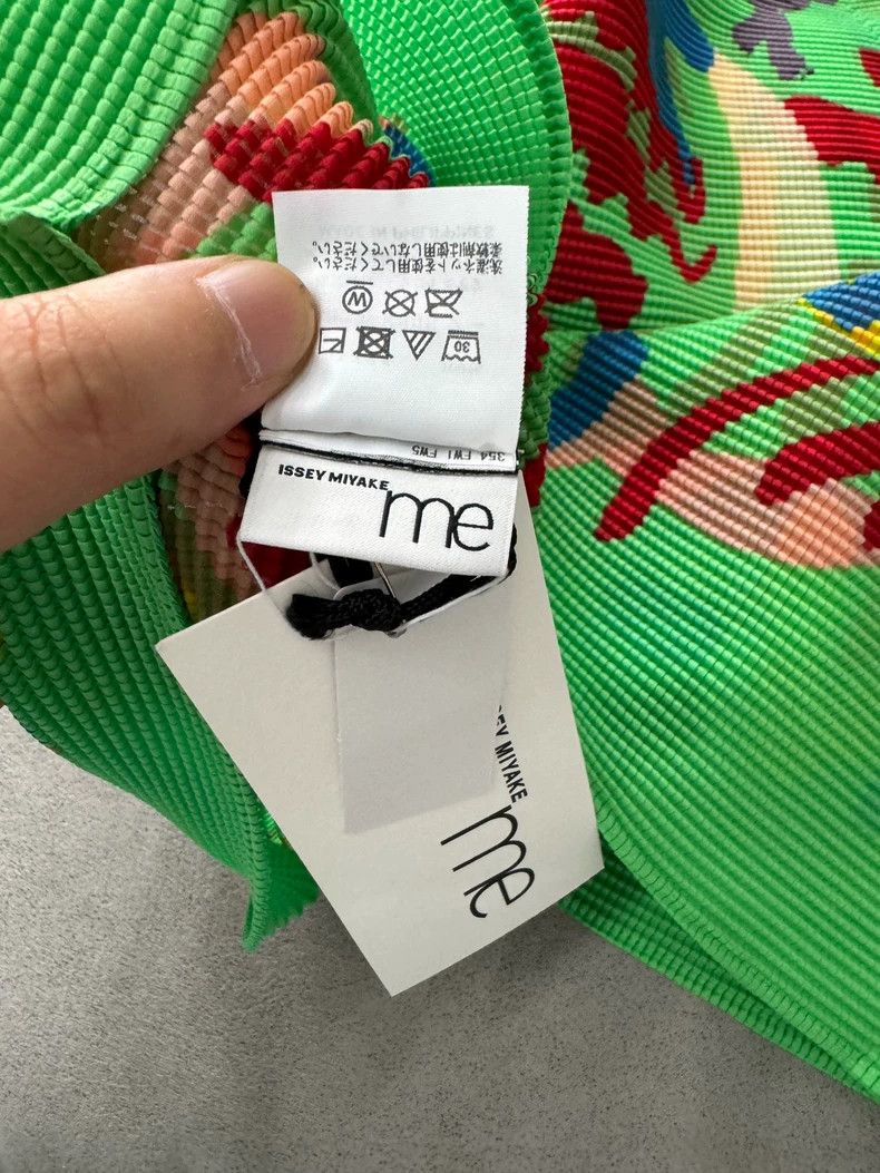 Issey Miyake issey miyake size:one size Green pleated high collar and s Size XXS / US 00 / IT 34 - 3 Thumbnail