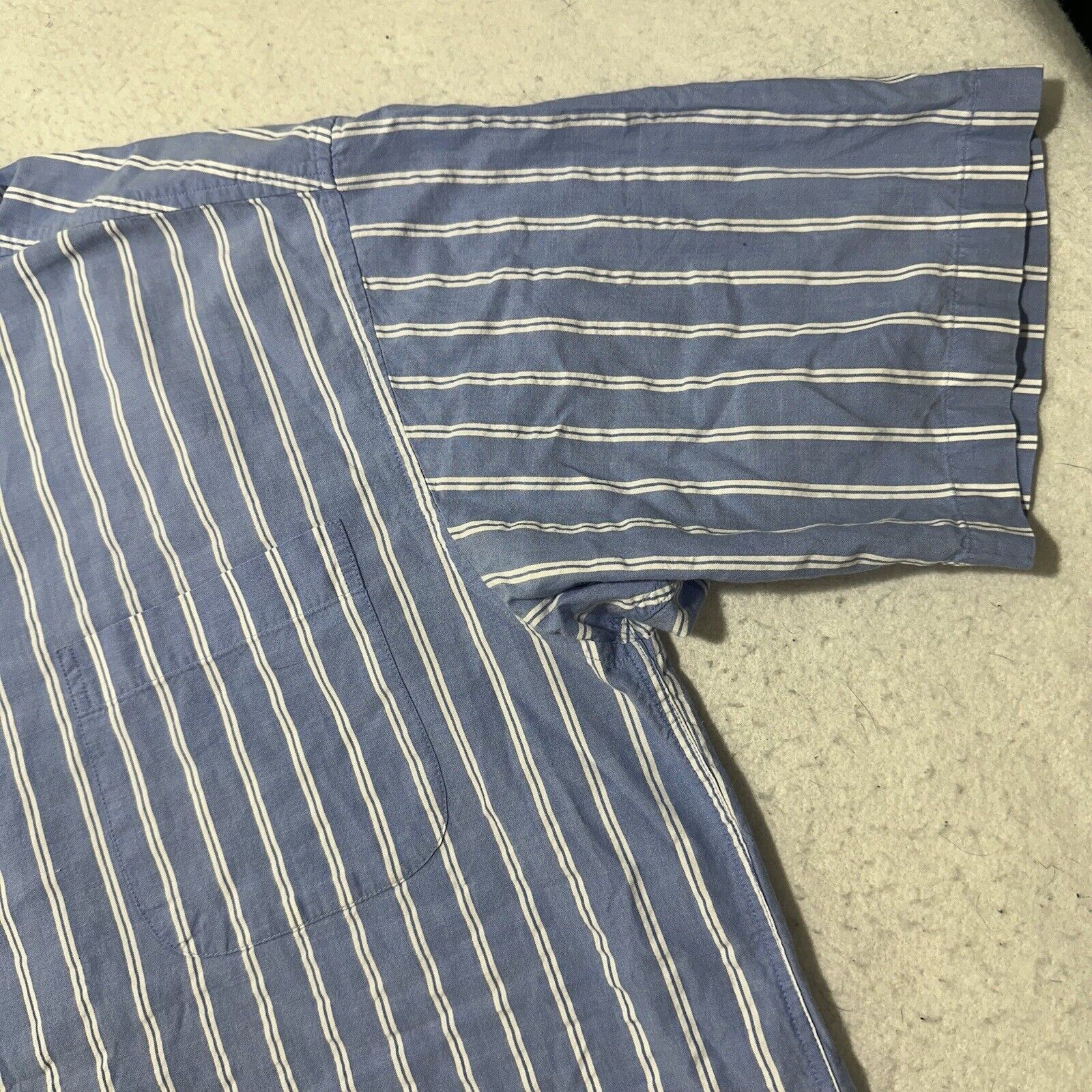 Other Talbots XL Button Down Shirt Light Blue White Striped Cotton Size US XL / EU 56 / 4 - 4 Thumbnail