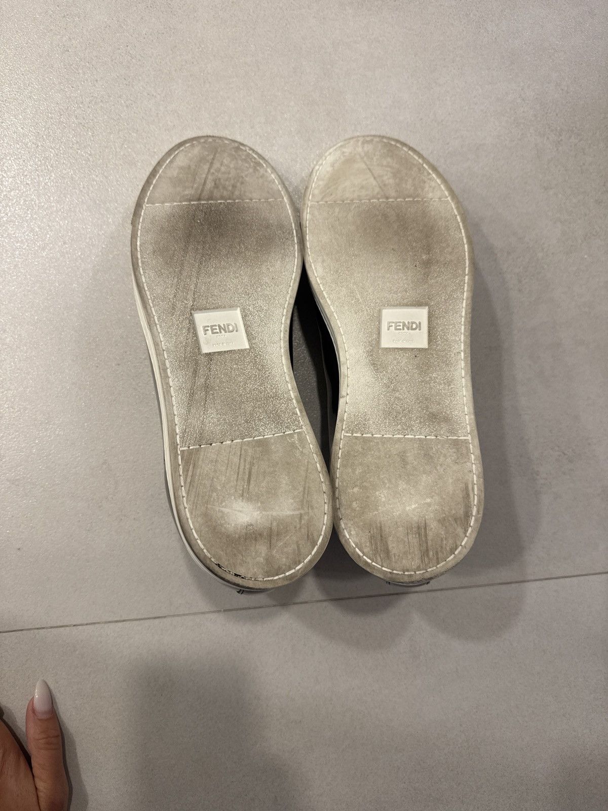 Fendi Fendi patent leather sneaker Size US 10 / EU 43 - 5 Thumbnail