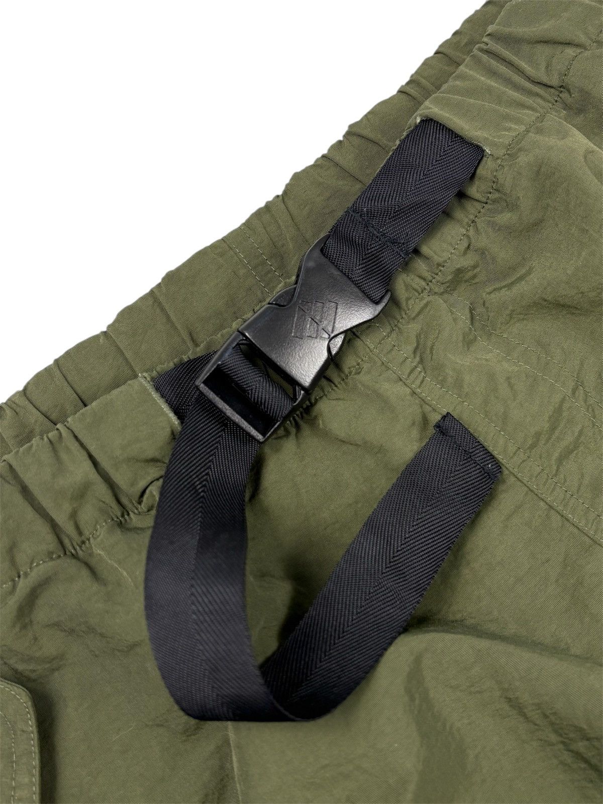 Adidas × Vintage ADIDAS 2000 Y2K KHAKI BELTED NYLON TRACK PANTS SIZE M Size US 28 / EU 44 - 6 Thumbnail