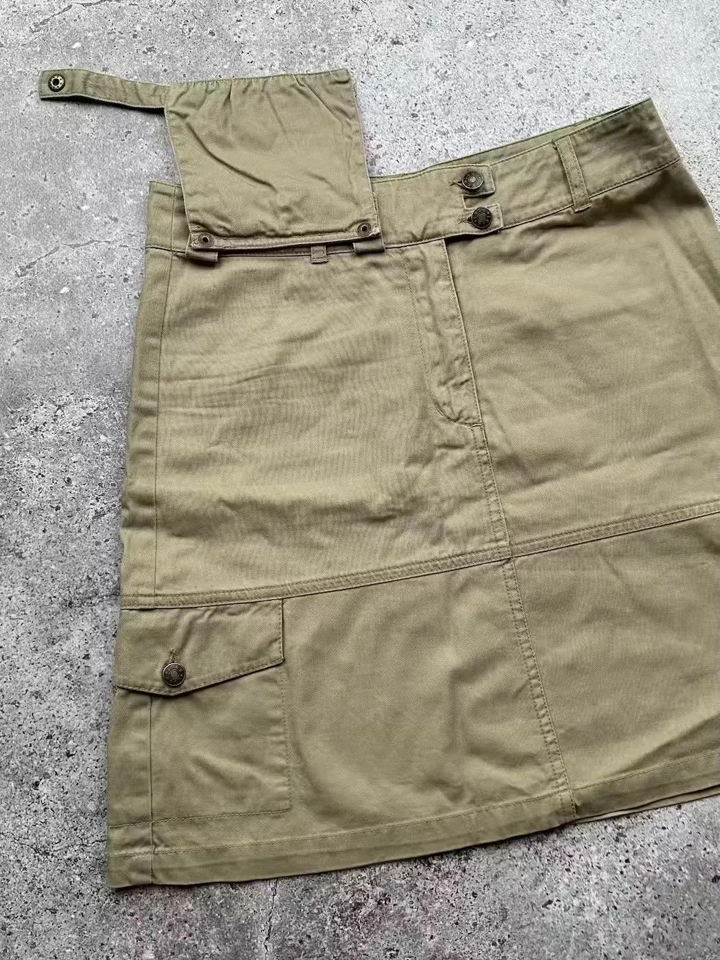 Vintage Vintage Amazing Detachable Pocket Skirt C83(V202) Size 27" / US 4 / IT 40 - 4 Thumbnail