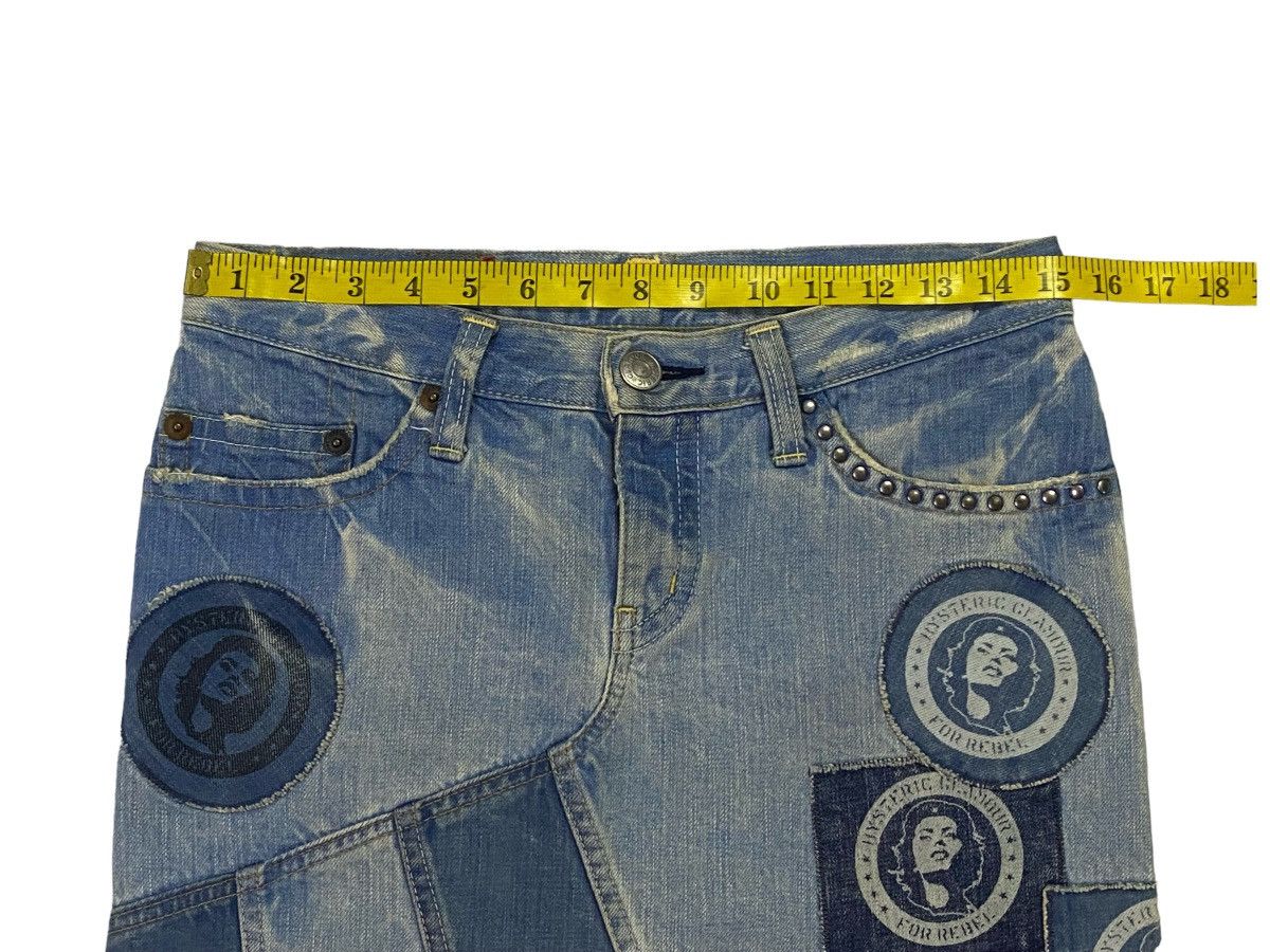 Hysteric Glamour Hysteric Glamour Patchwork Denim Mini Skirt Size 30" / US 8 / IT 44 - 3 Thumbnail