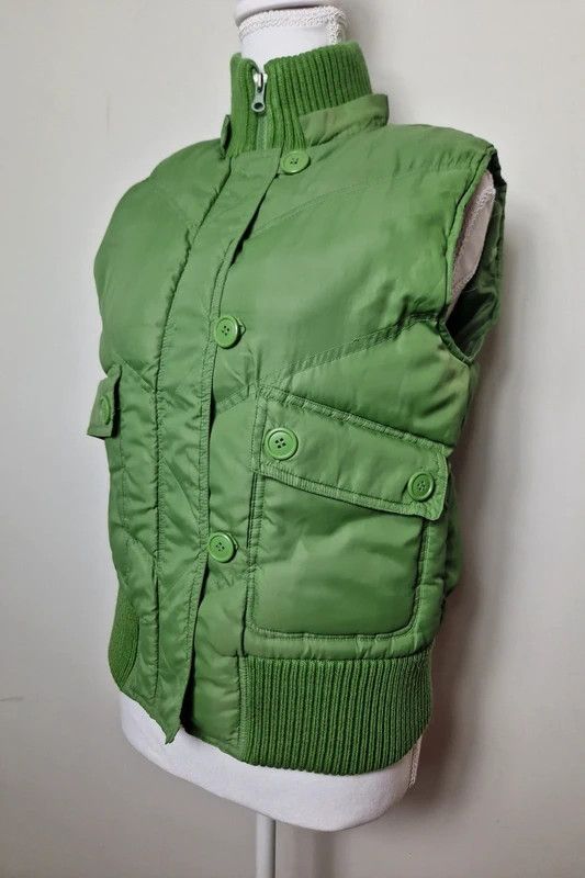 Japanese Brand Vintage puffer vest y2k 2000s swag archive Japan Avant garde Size M / US 6-8 / IT 42-44 - 2 Thumbnail