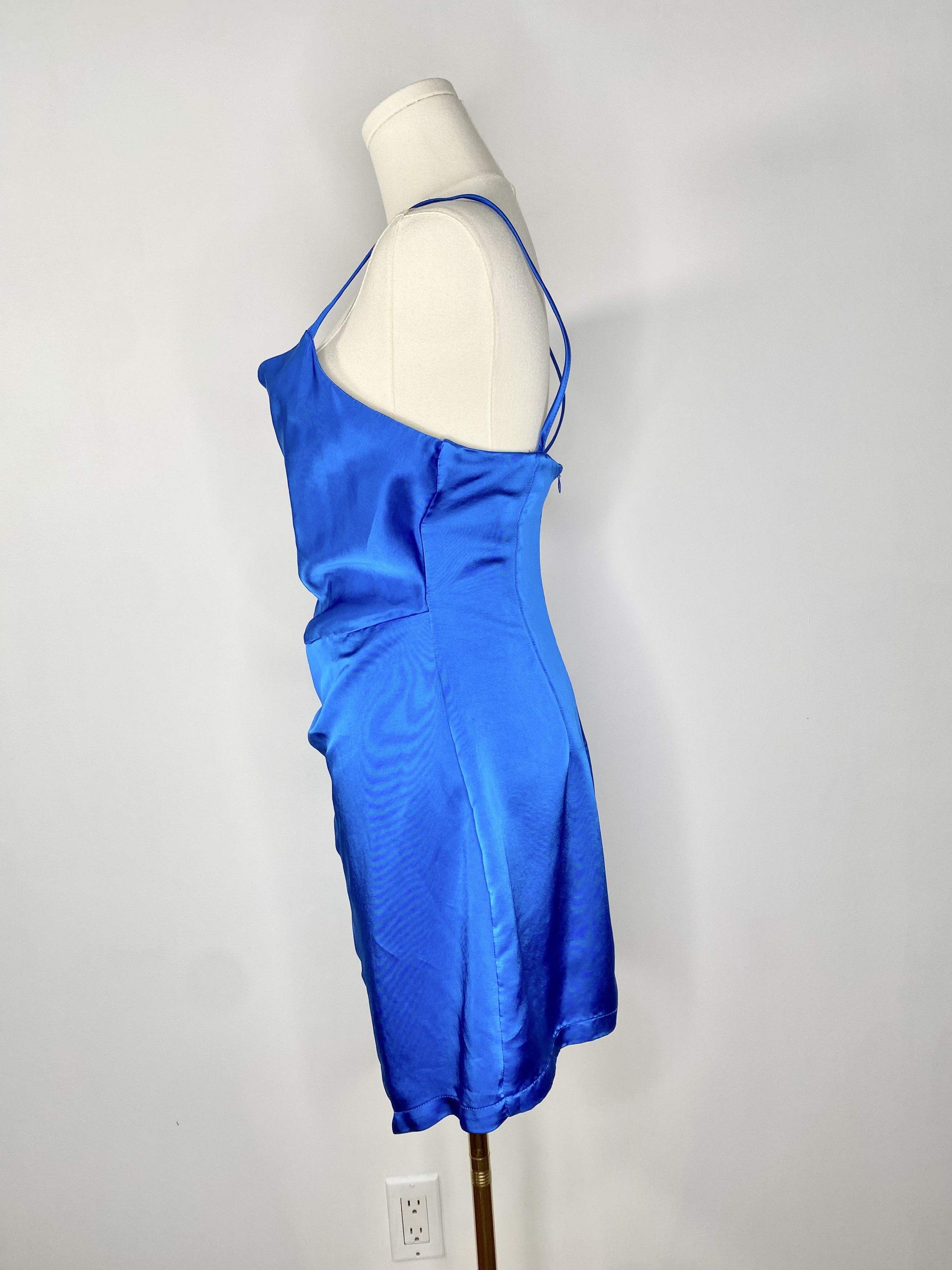 Zara Zara - Bright Blue Dress Size M / US 6-8 / IT 42-44 - 4 Thumbnail