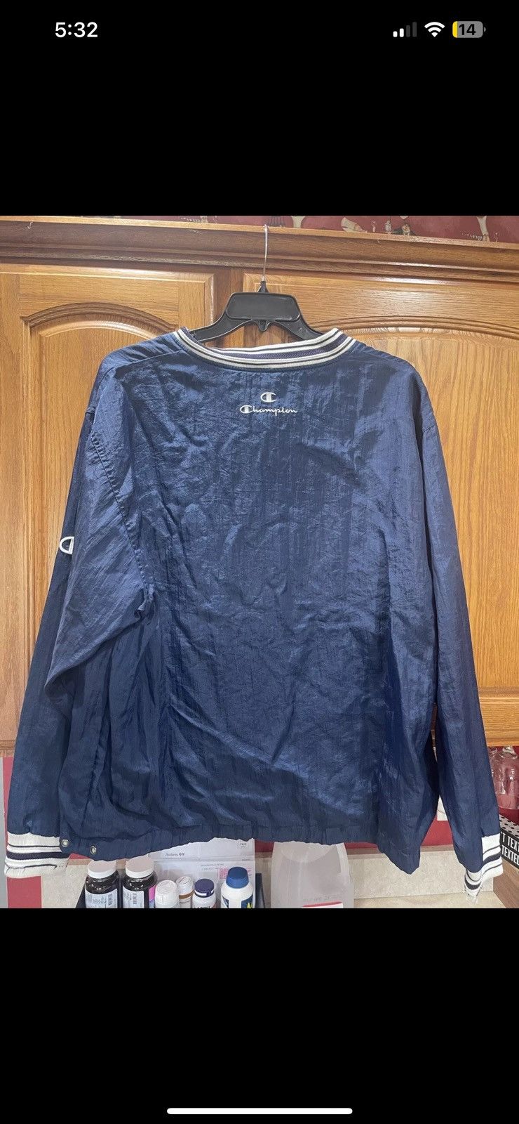 Champion × Vintage Vintage Champion Mens Pullover Windbreaker Size US L / EU 52-54 / 3 - 4 Thumbnail