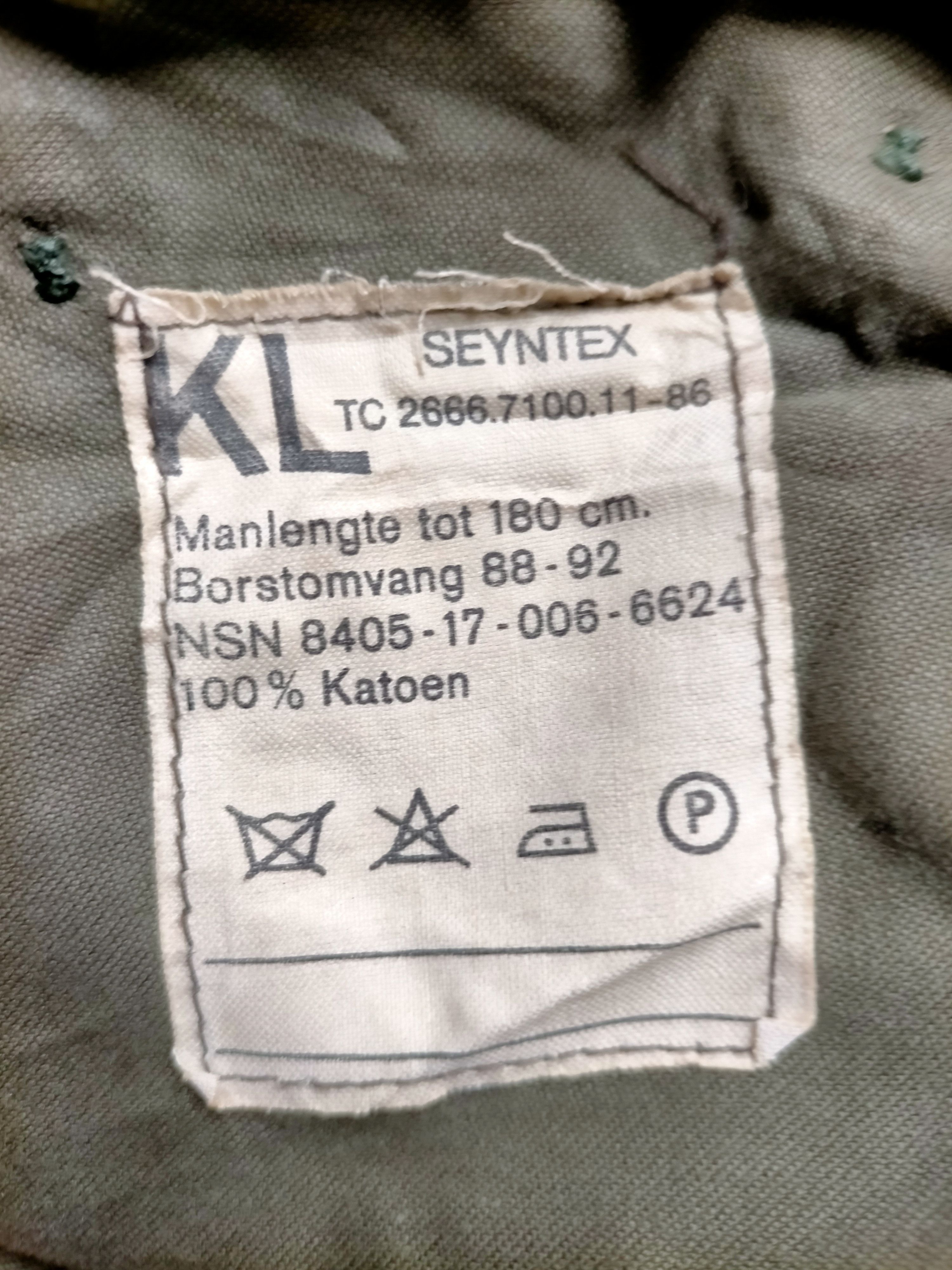 Army Of Me Vtg 80s KL Senyntex Military Army Olive Green Winter Jacket Size US L / EU 52-54 / 3 - 18 Thumbnail