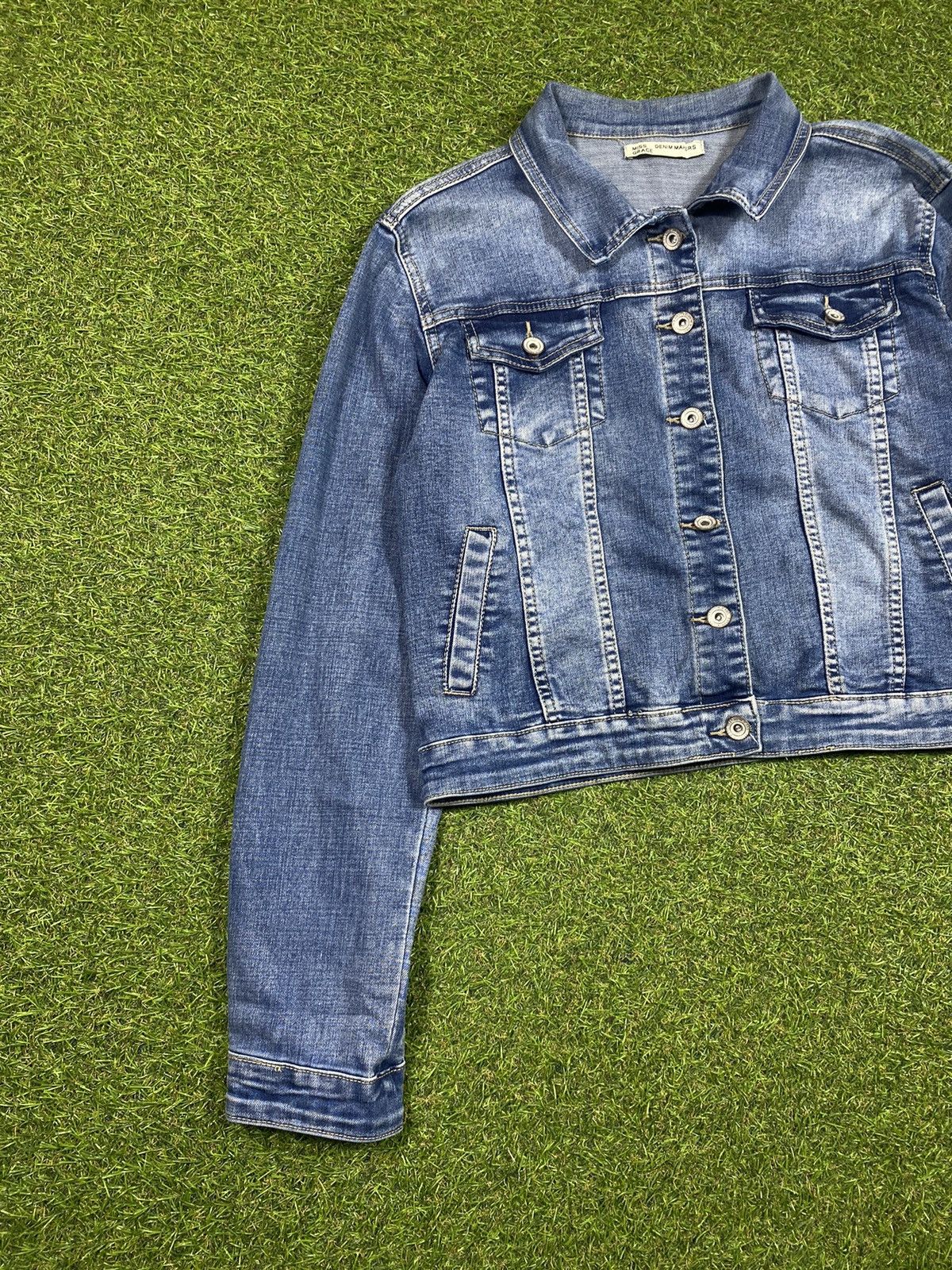 Vintage Vintage 90s Jeans jacket japanese streetwear style Size XL / US 12-14 / IT 48-50 - 3 Thumbnail