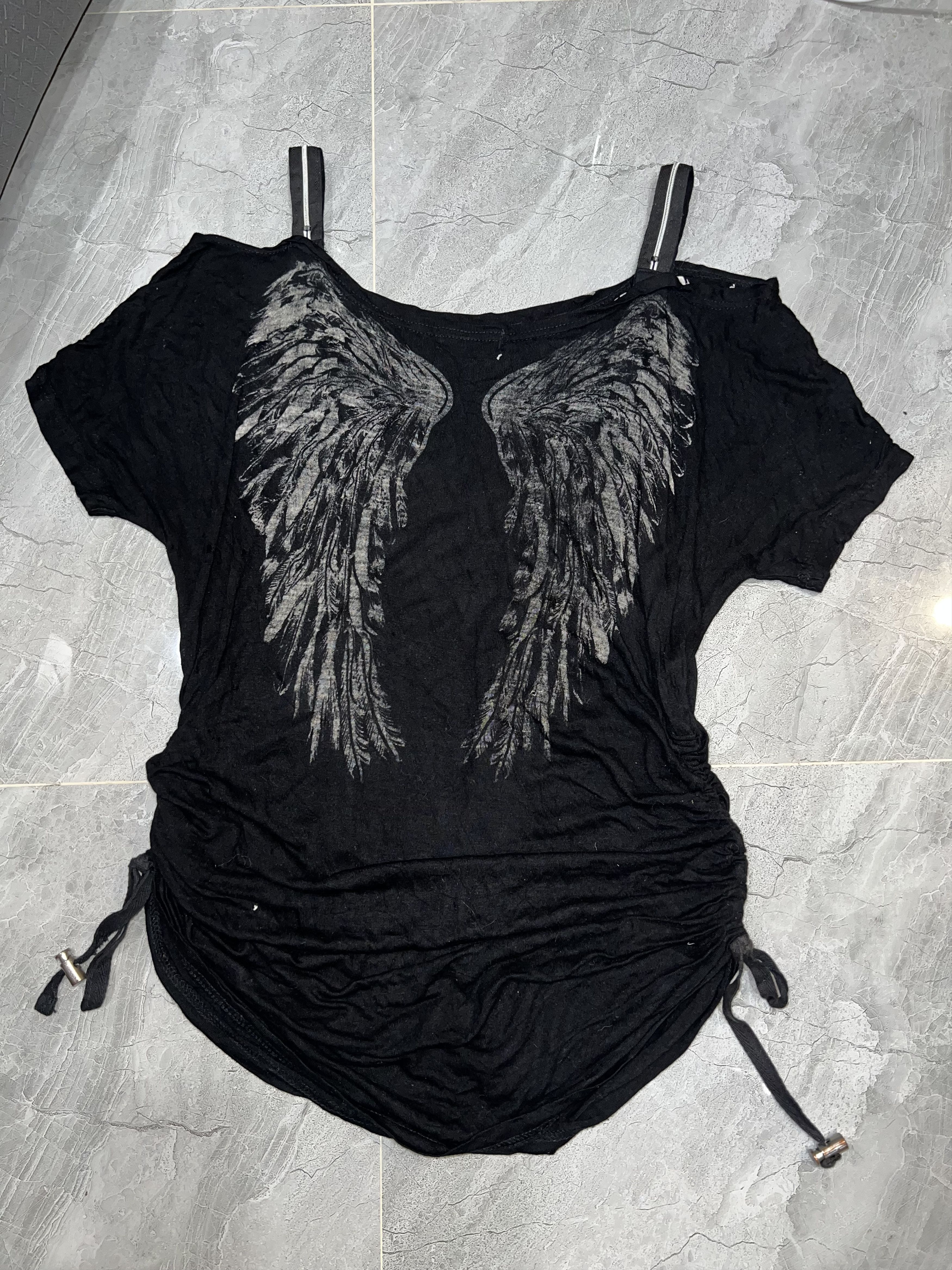 Japanese Brand Digdeep feather and wings top🪶 Size L / US 10 / IT 46 - 3 Thumbnail