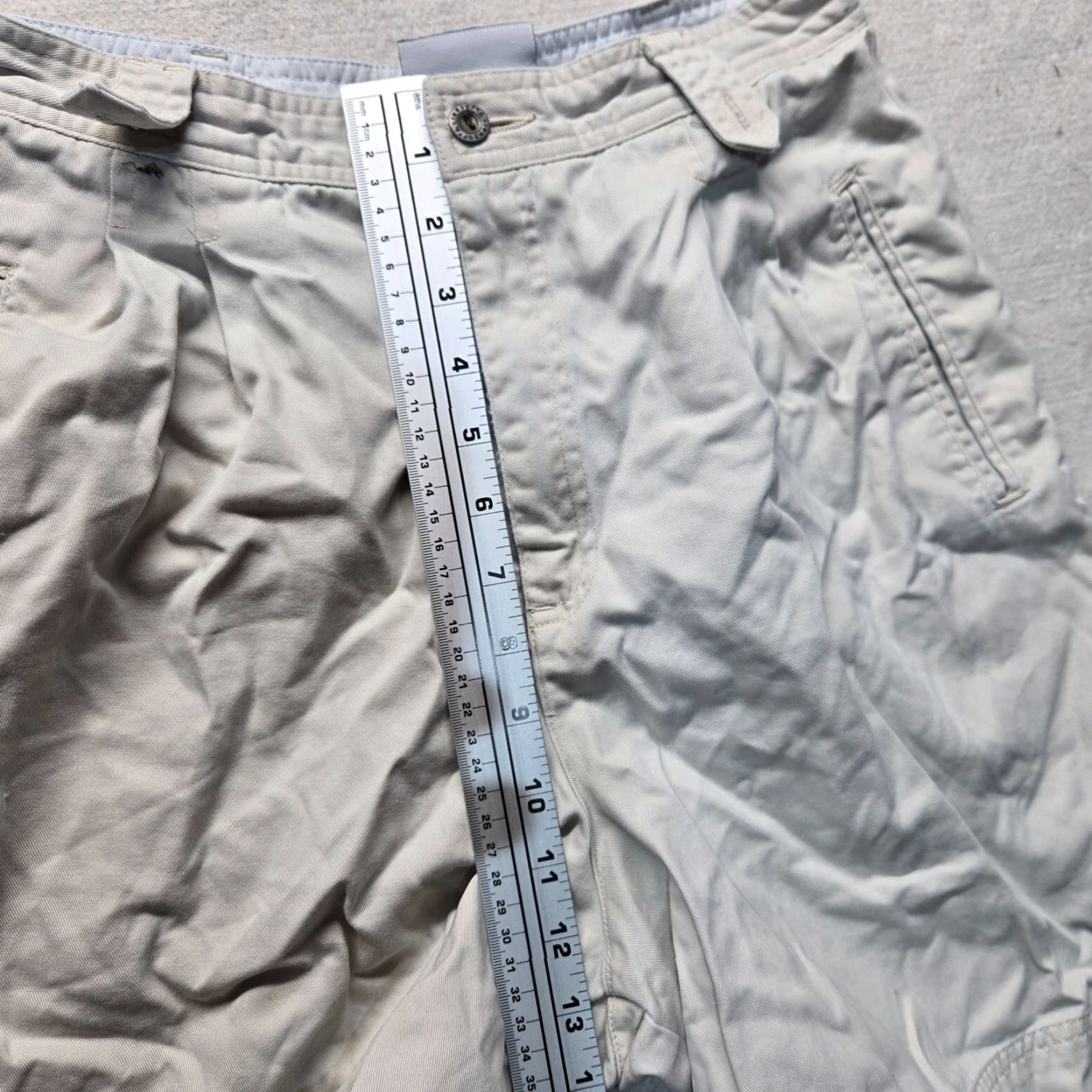 Liz Claiborne Liz Claiborne White Shorts 100% Cotton Adult Women Size 10 Solid Cotton Chino Shorts Womens Size 32" / US 10 / IT 46 - 5 Thumbnail