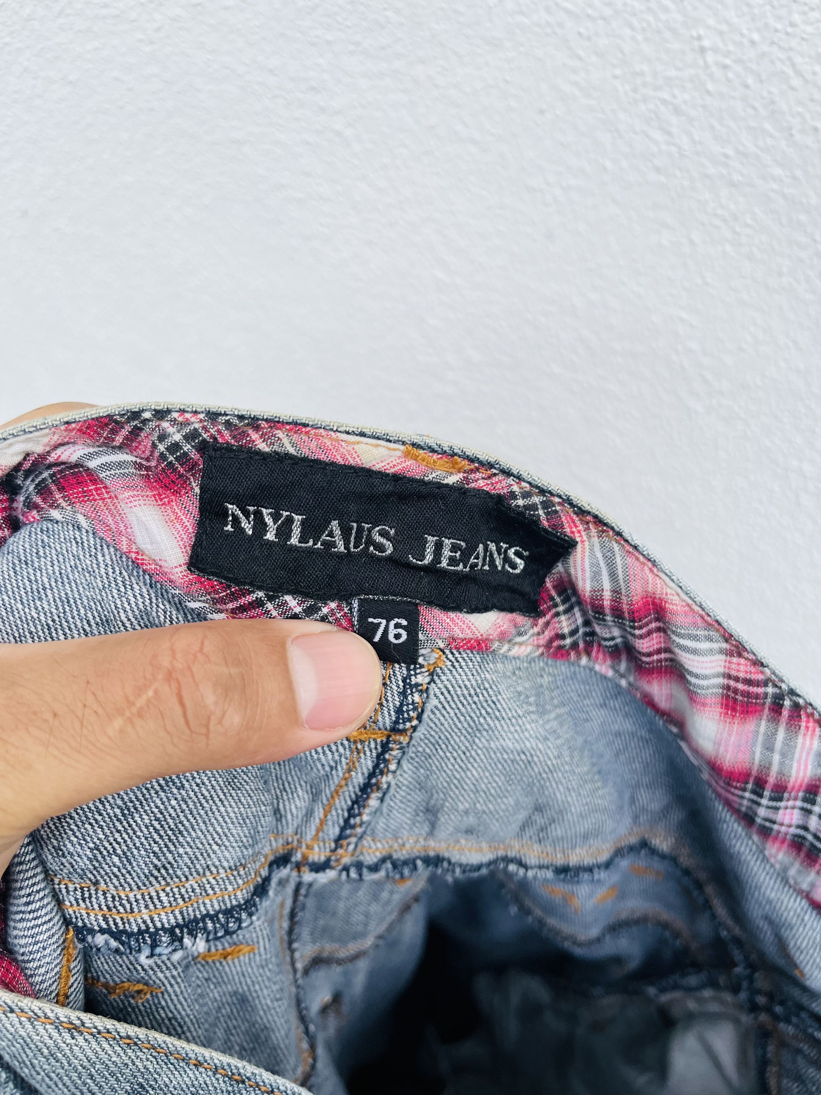 Japanese Brand × Vintage Vintage Nylaus Jeans Japanese Distressed Fashion Style Size US 29 - 11 Thumbnail