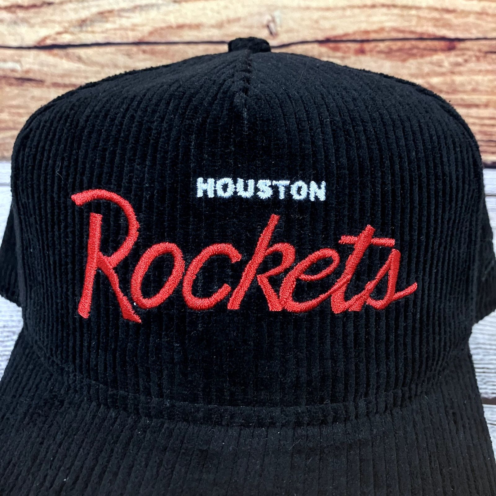 NBA × New Era New Era Houston Rockets NBA Corduroy Snapback Hat Size ONE SIZE - 2 Thumbnail