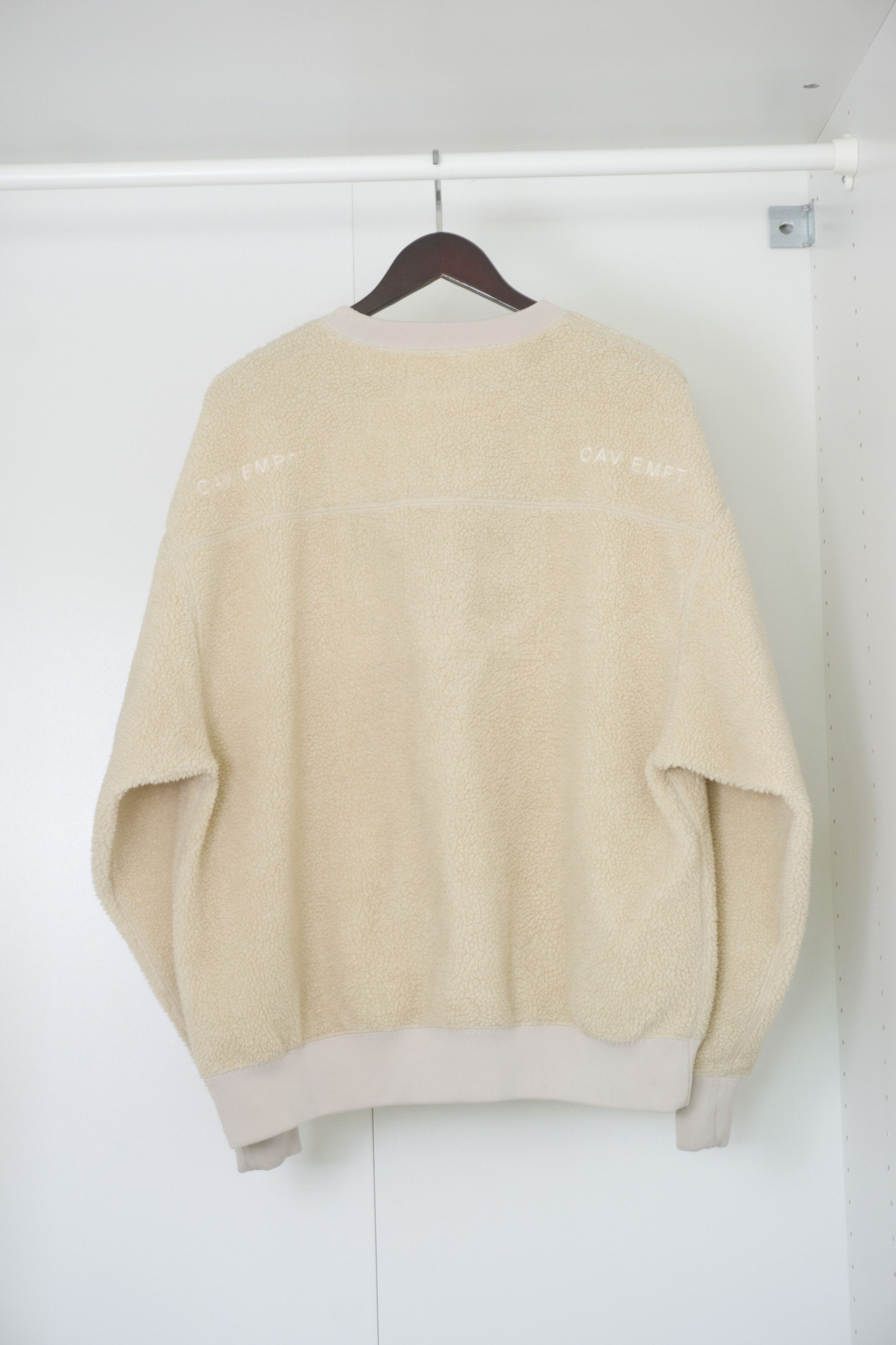 Cav Empt SS17 Peach Fleece Crewneck Size US L / EU 52-54 / 3 - 7 Thumbnail