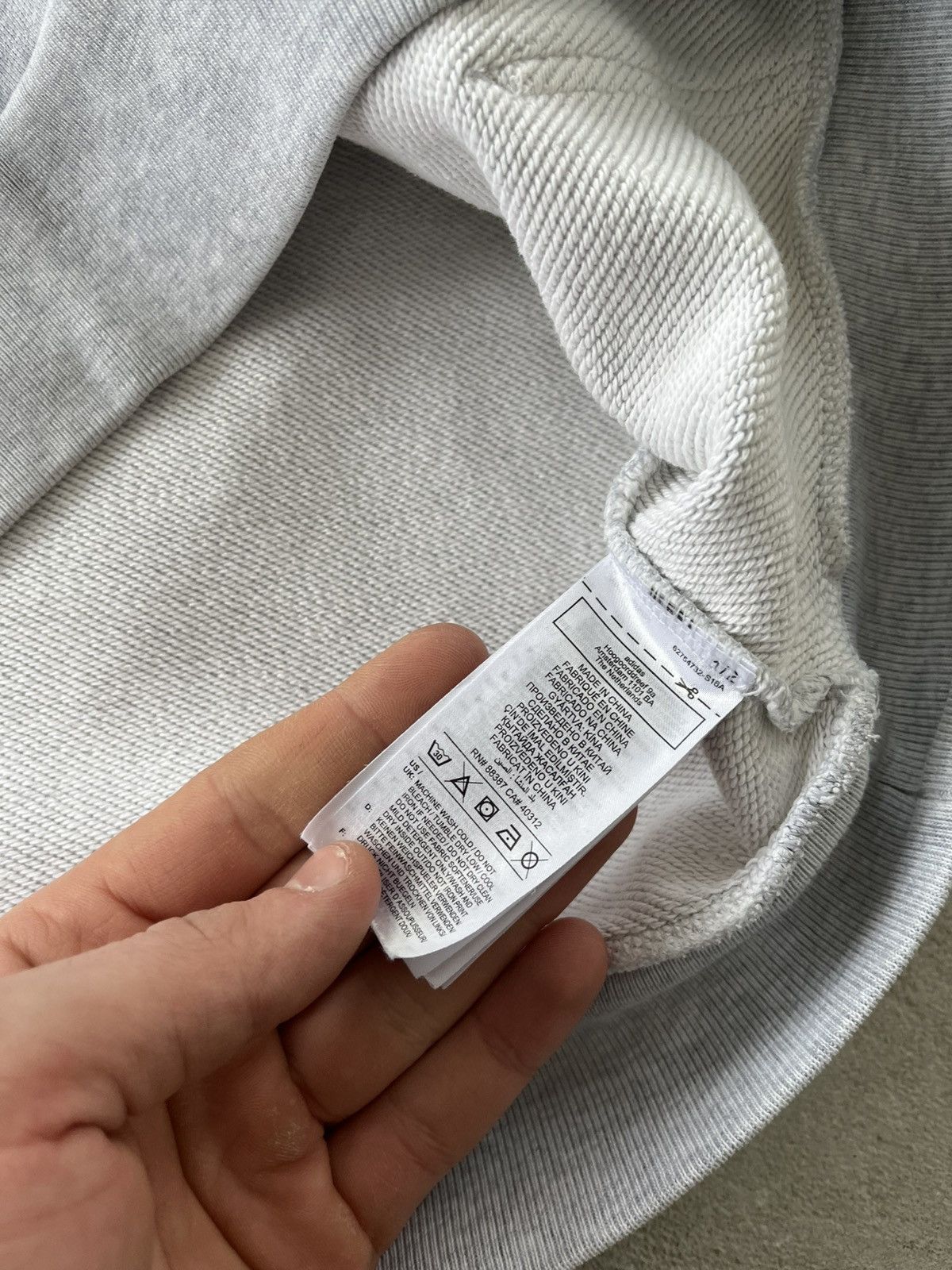 Adidas Vintage Adidas Human Race Grey Oversize Basic Hoodie Y2K Size US L / EU 52-54 / 3 - 13 Thumbnail