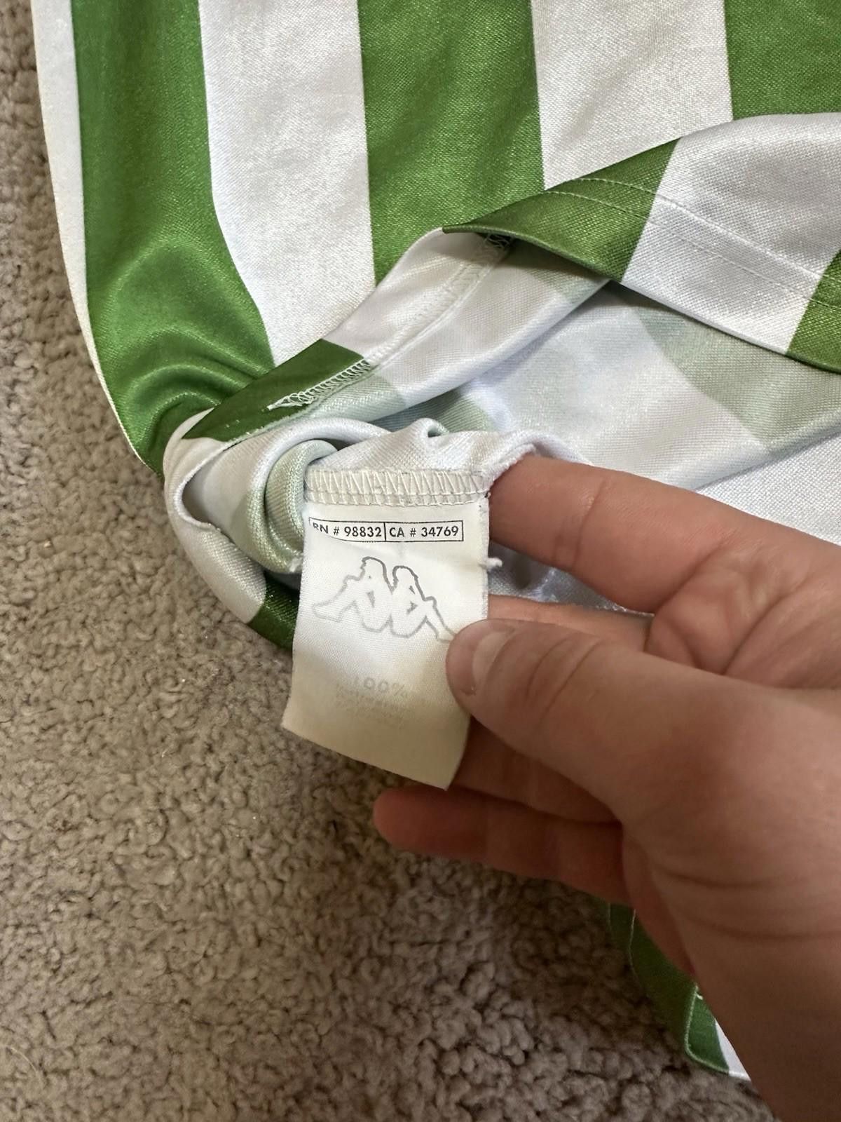 Kappa Rare Real Betis 1999-2000 Home Football Jersey Size L Kappa Size US L / EU 52-54 / 3 - 7 Thumbnail