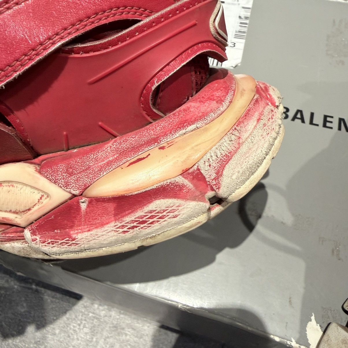Balenciaga Balenciaga track faded red burgundy Size US 10 / EU 43 - 12 Thumbnail