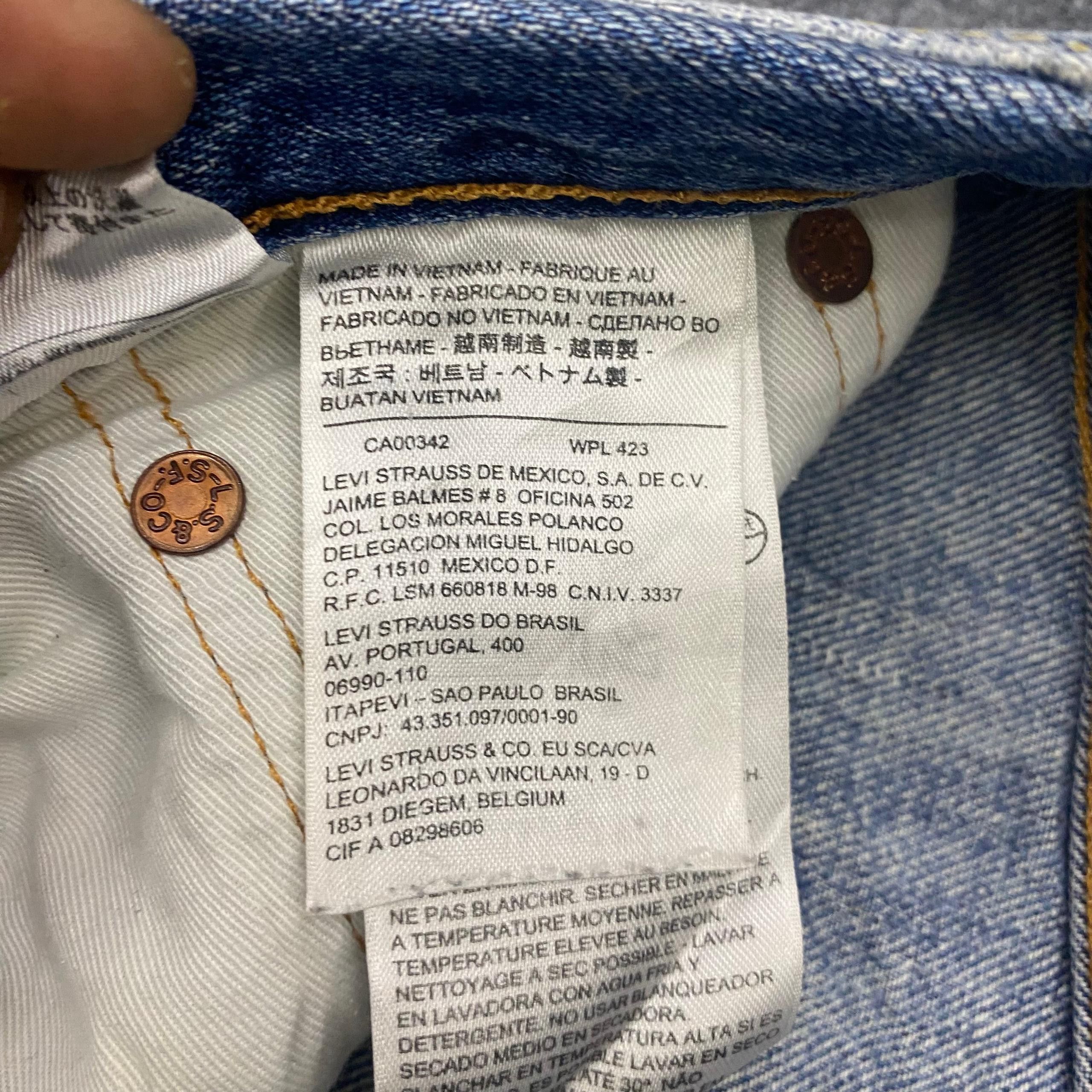 Levi's 💥Best Offer💥Vintage Levis 505 Distressed Denim Size US 30 / EU 46 - 18 Thumbnail