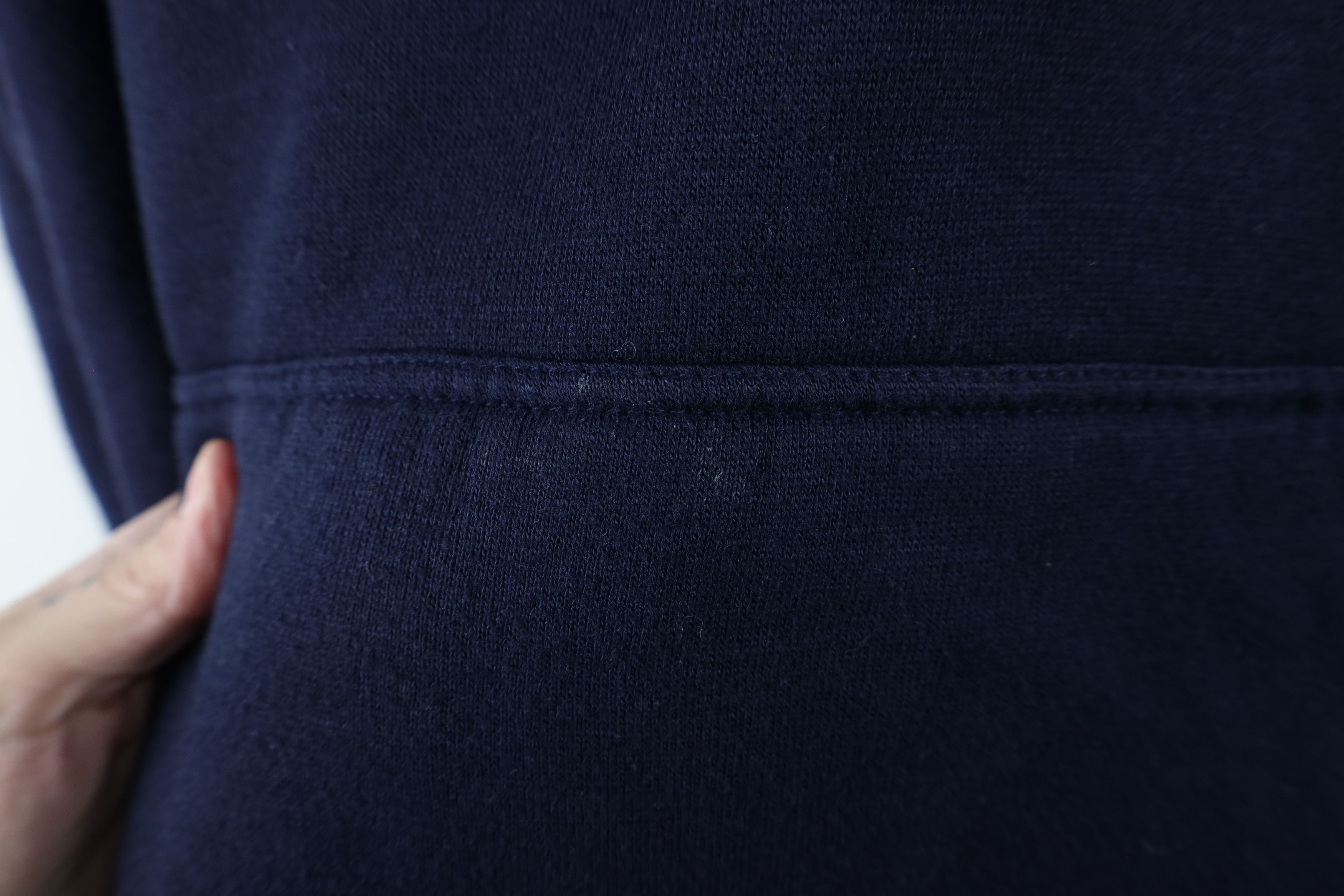 Vintage Vintage 90s Streetwear Wall Thermal Lined Henley Hoodie Blue Size US L / EU 52-54 / 3 - 4 Thumbnail