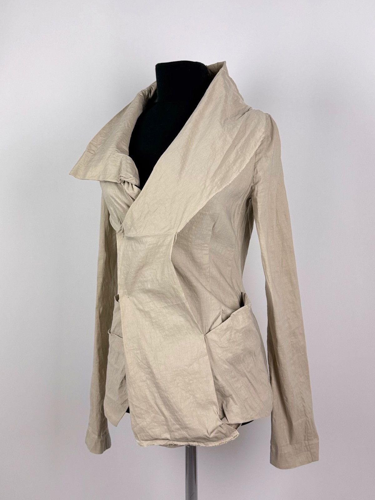 Other Malloni Asymmetrical Avant-garde Women’s Jacket Size M / US 6-8 / IT 42-44 - 1 Thumbnail