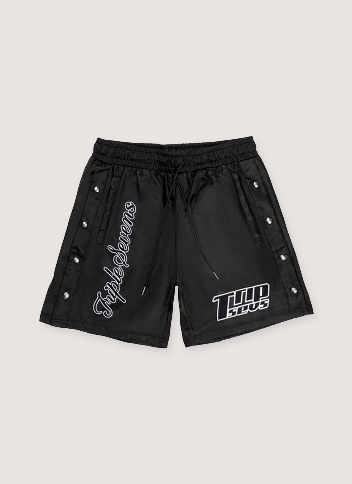 TRIPLE SEVENS Nylon Button Shorts Size US 32 / EU 48 - 1 Thumbnail