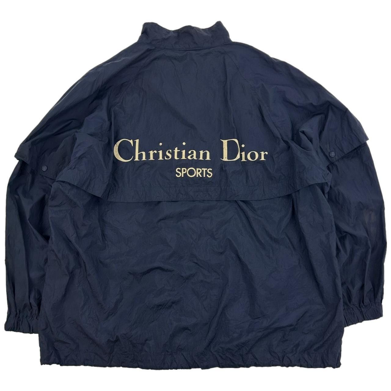 image of Vintage Christian Dior Sports Jacket Jacket Size L in Navy, Men's