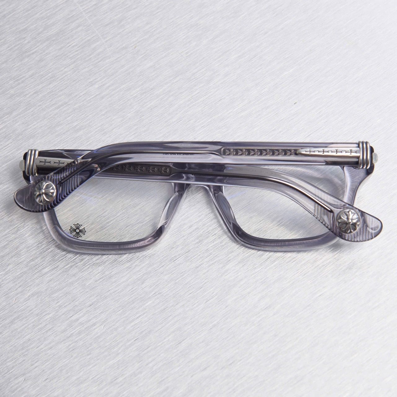 Chrome Hearts CHROME HEARTS TRYPOLEAGAIN GRAPHITE GLASSES Size ONE SIZE - 7 Thumbnail