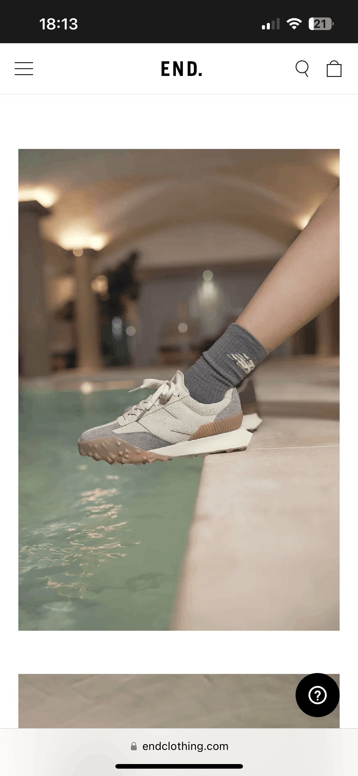 END. × New Balance END. x XC-72 'Art Of Nothing - Marblehead' Size US 7.5 / IT 37.5 - 1 Thumbnail