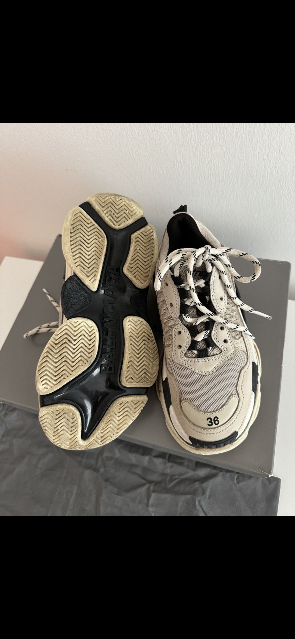 Balenciaga Balenciaga Triple S Cloth Trainers Size US 6 / IT 36 - 5 Thumbnail