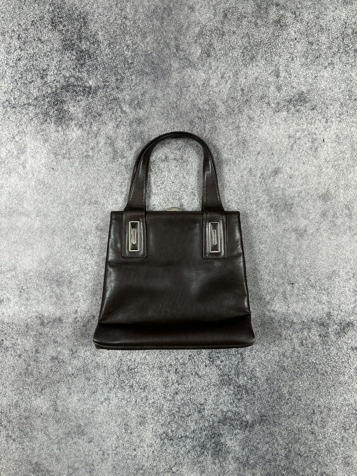 Vintage Vintage Gold Pfeil Leather Bag Very Rare 80s Women Lux USA Size ONE SIZE - 1 Thumbnail