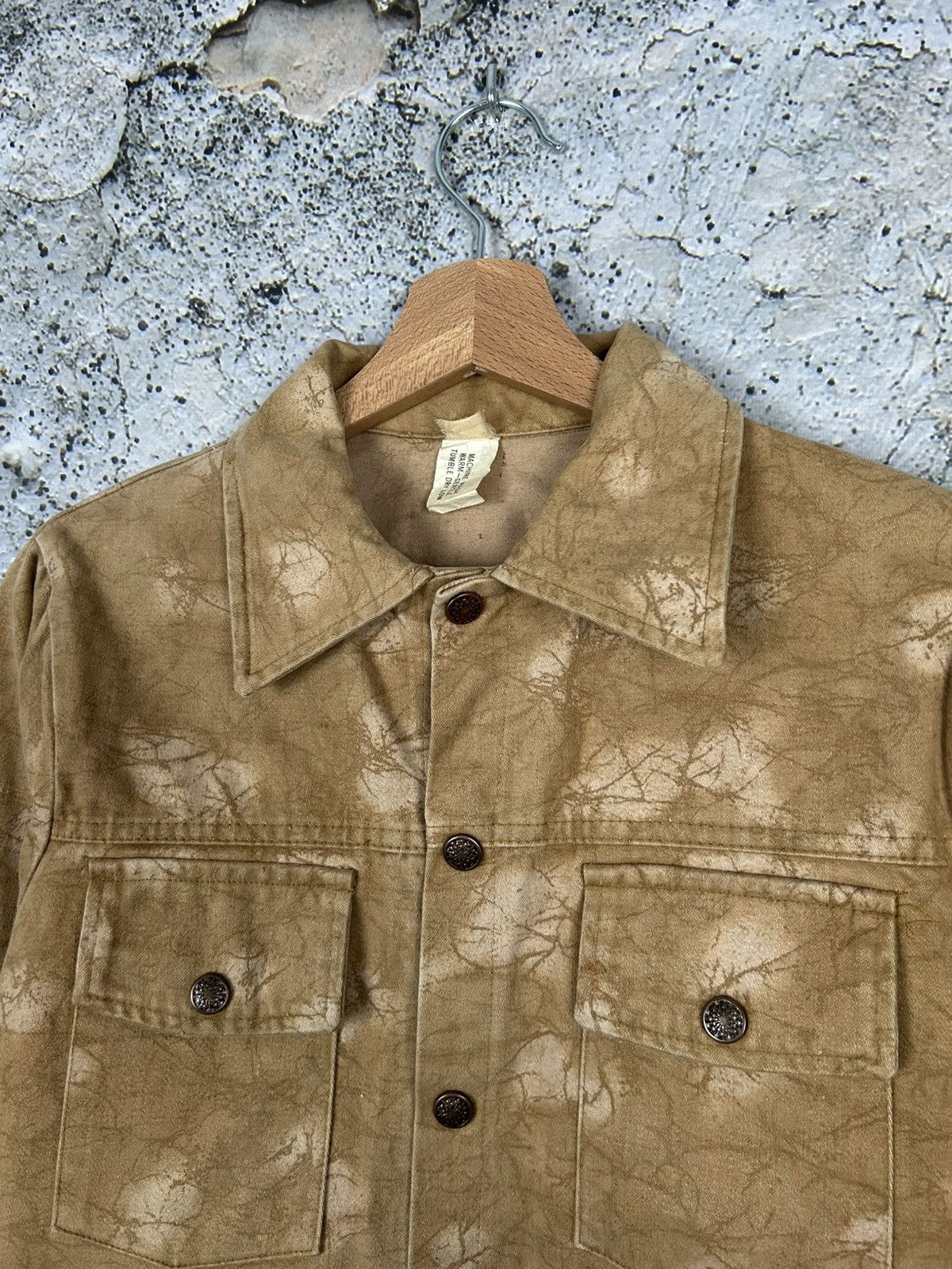 Vintage Vintage Denim Jacket Brown Sand Avantgarde Designer Hype Size L / US 10 / IT 46 - 3 Thumbnail