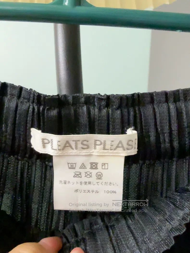 Issey Miyake Issey Miyake size:3 Black Pleated Puff Trousers Size 22" - 6 Thumbnail