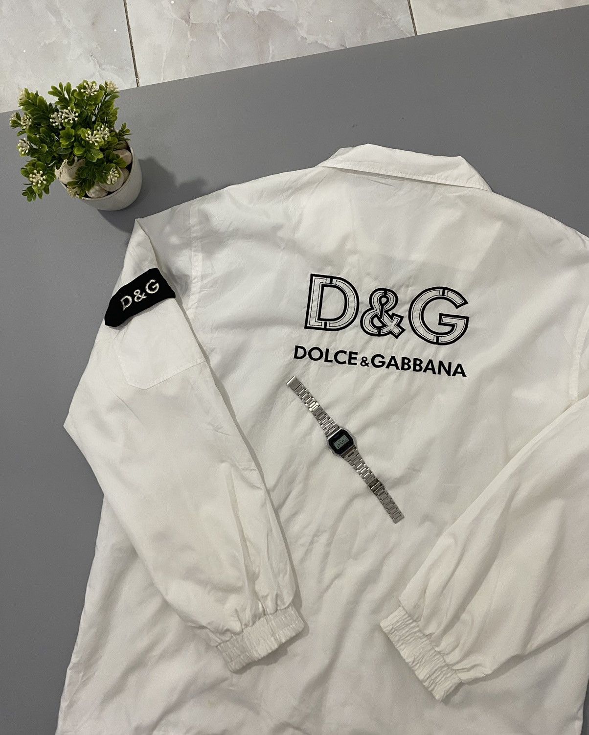 Dolce & Gabbana × Vintage 💥Backhit💥Dolce & Gabbana Track Jacket Size US XL / EU 56 / 4 - 1 Thumbnail