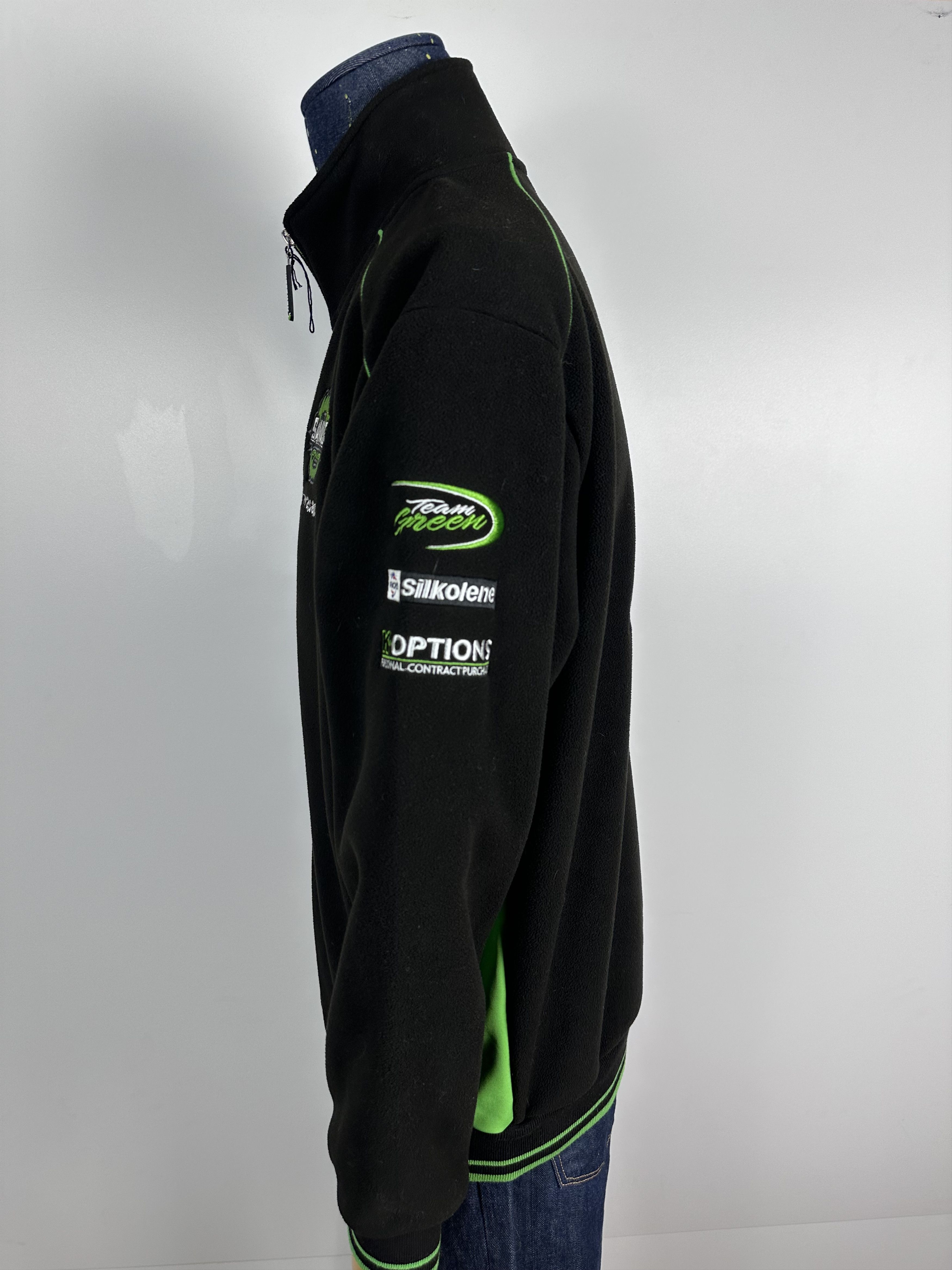 Vintage Kawasaki Massingberd Jacket Black Green Fleece Mens Size L Size US L / EU 52-54 / 3 - 5 Thumbnail