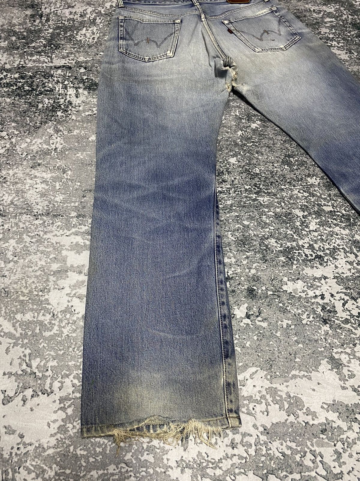Edwin × Vintage Vintage Edwin E Function Distressed Denim Jeans Size US 34 / EU 50 - 9 Thumbnail