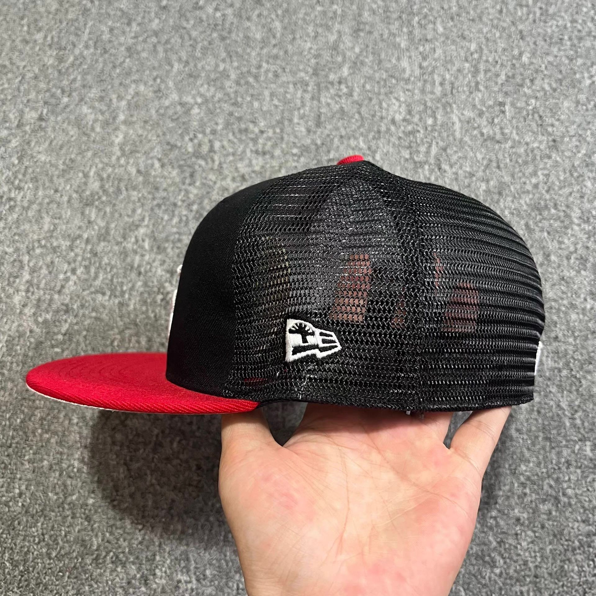 Vertabrae VERTABRAE Fully Closed Trucker Mesh Baseball Cap Sun Hat Q7 Size ONE SIZE - 5 Thumbnail