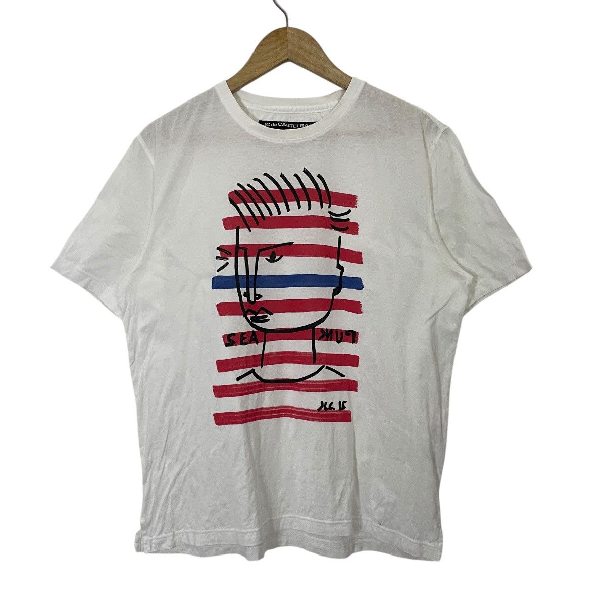 Jean Charles De Castelbajac Vintage Jean De Castelbajac Tee Size US M / EU 48-50 / 2 - 1 Thumbnail