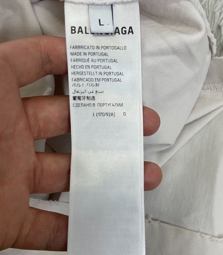 Balenciaga Balenciaga 24SS white tape embossed paper sh 2410-Nextarrow Size US L / EU 52-54 / 3 - 7 Thumbnail
