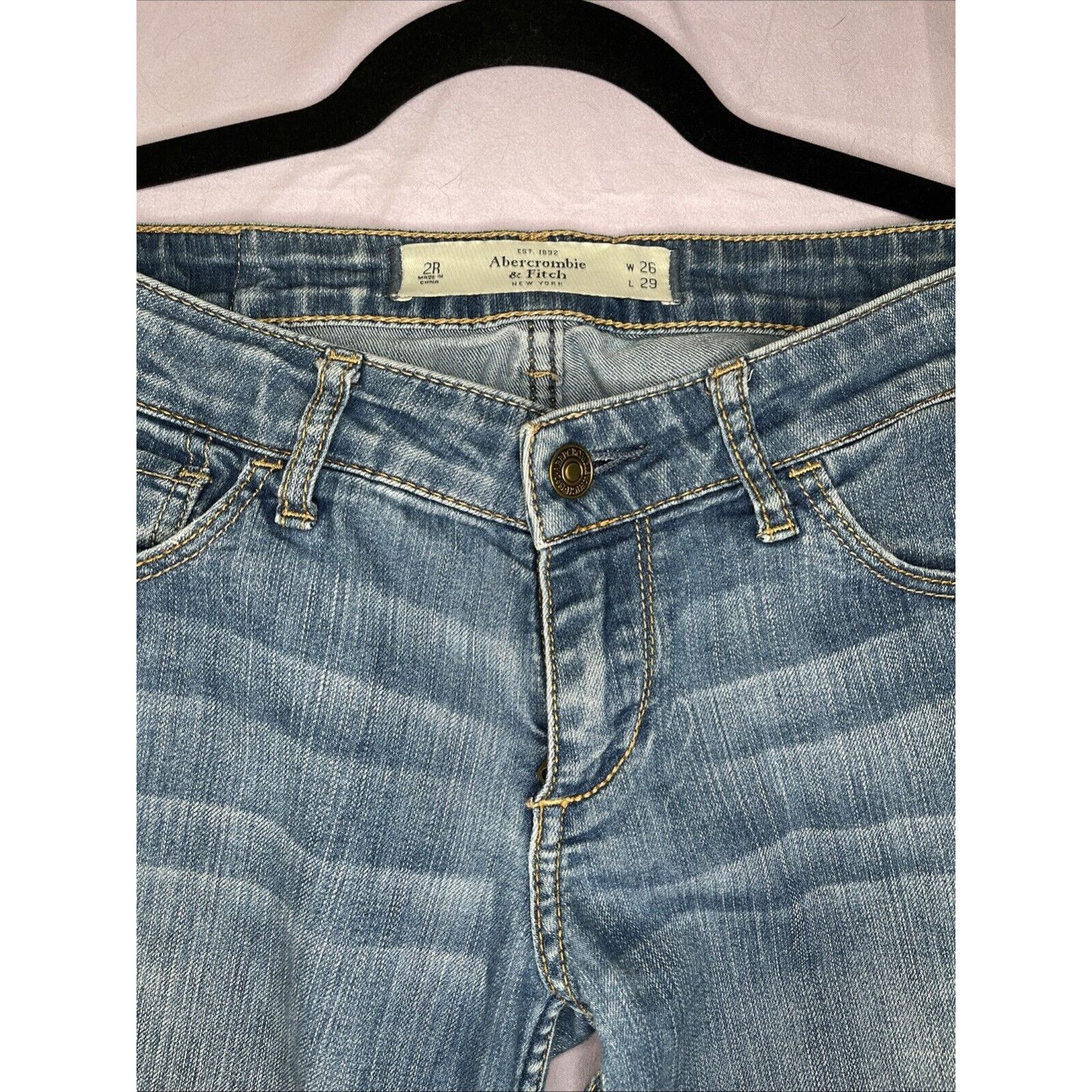 Abercrombie & Fitch Abercrombie And Fitch Jeans Womens Size 2 Straight Leg Size 26" / US 2 / IT 38 - 2 Thumbnail