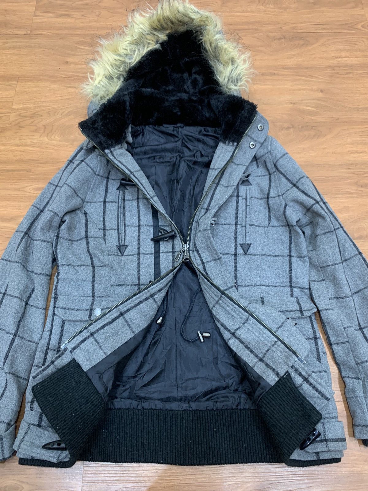 If Six Was Nine × Japanese Brand × Le Grande Bleu (L.G.B.) Semantic design Fur hoodie bondage multipocket LGB style Size US L / EU 52-54 / 3 - 16 Thumbnail