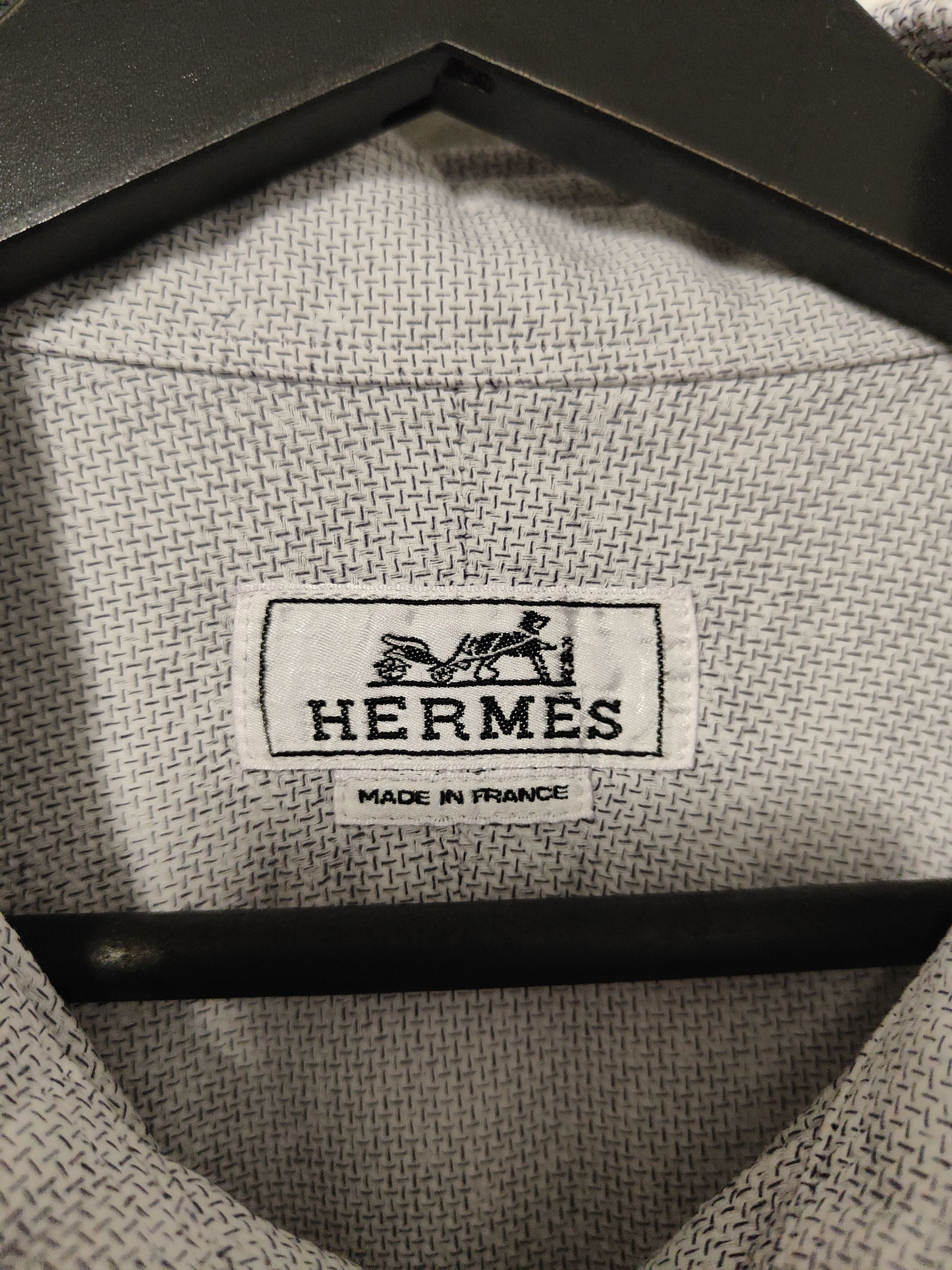 Hermes Hermes Heavyweight Cotton Shirt Size US M / EU 48-50 / 2 - 6 Thumbnail