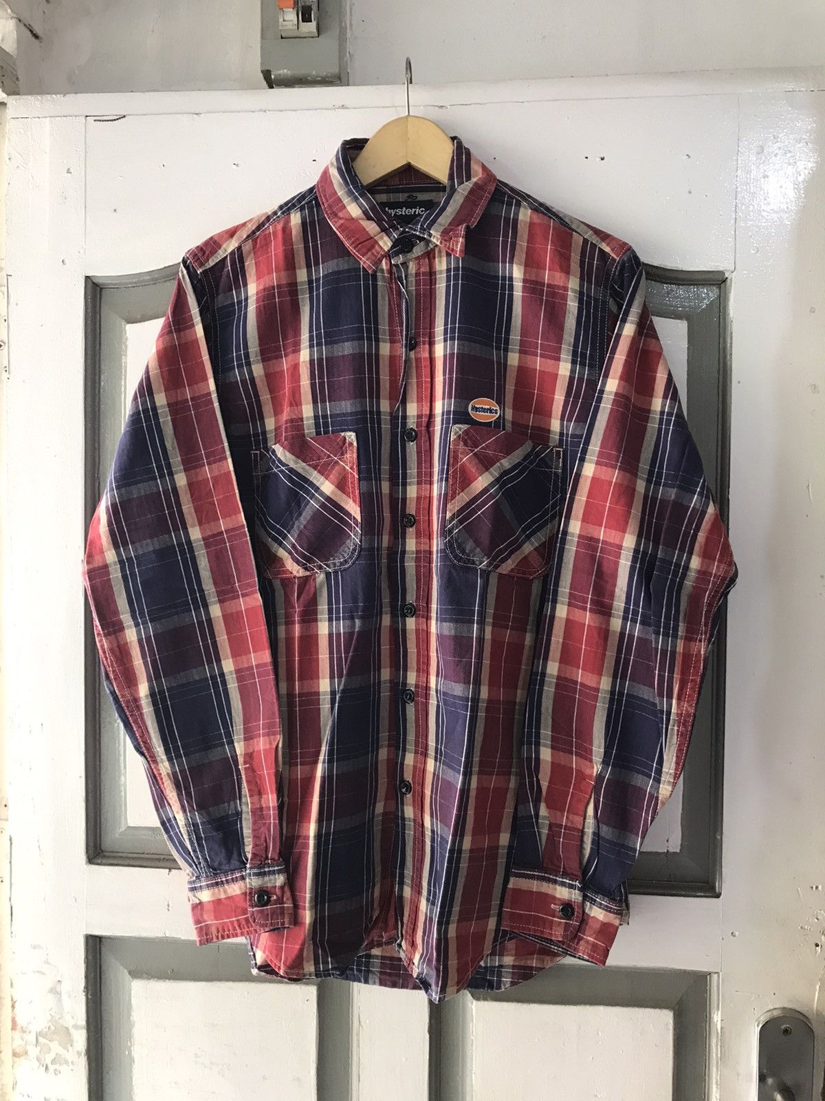 Hysteric Glamour × Vintage Vintage Hysteric Glamour Plaid Shirts Size US M / EU 48-50 / 2 - 1 Thumbnail