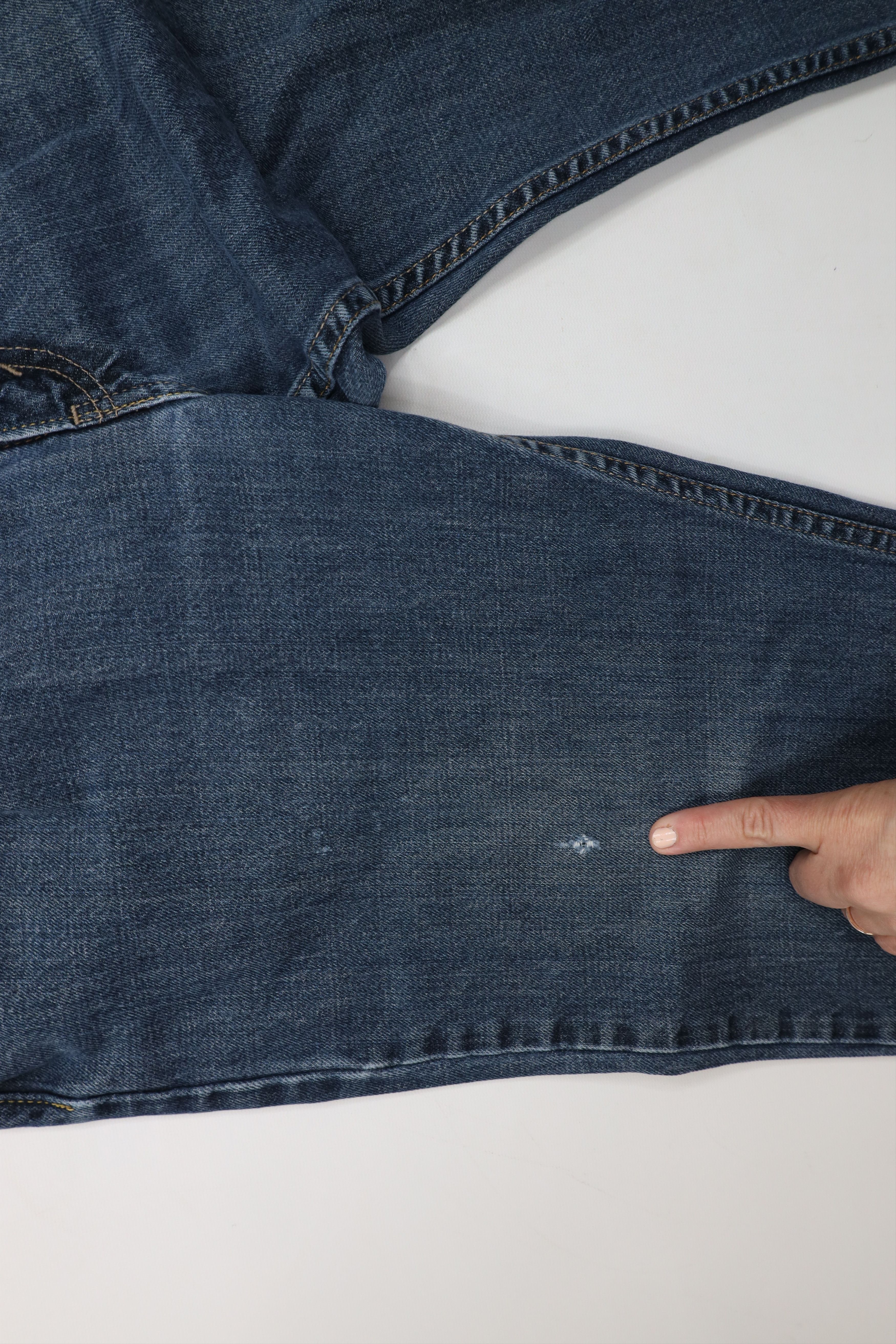 Levi's × Vintage Vintage Y2K Levis 527 Wide Leg Bootcut Denim Jeans Blue Size US 36 / EU 52 - 6 Thumbnail