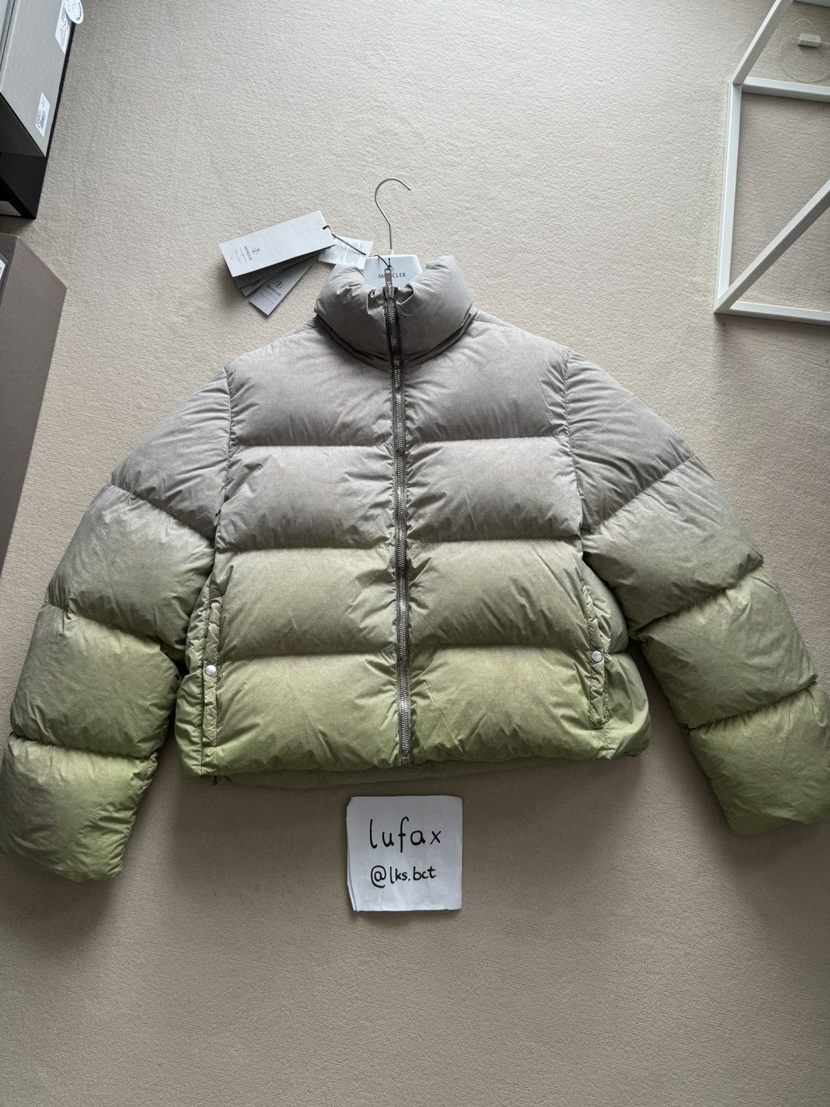 NEW FW23 CYCLOPIC ACID DEGRADE OVERSIZE PUFFER JACKET SZ 2