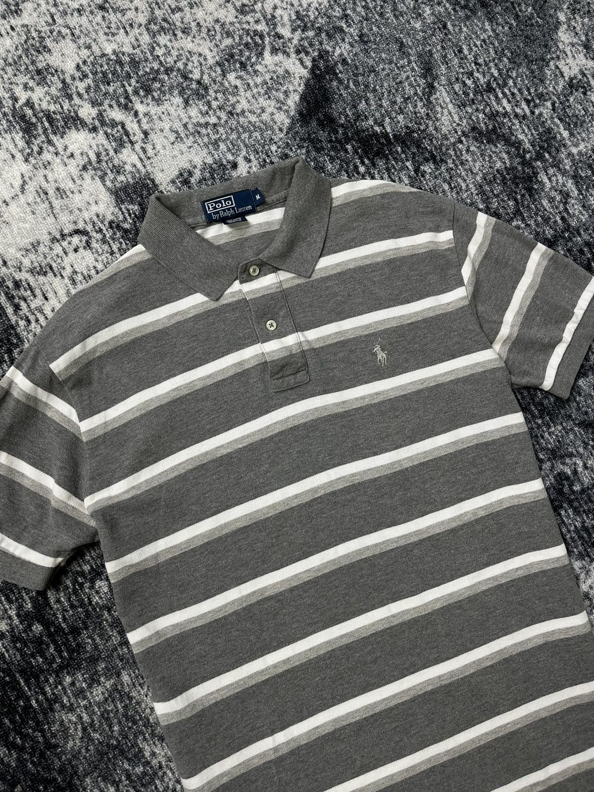 Polo Ralph Lauren Vintage Polo Ralph Lauren T shirt Light Striped Luxury Size US M / EU 48-50 / 2 - 3 Thumbnail