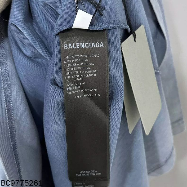 Other Balenciaga Blue Gradient Coke Short Sleeve Size US XXL / EU 58 / 5 - 9 Thumbnail