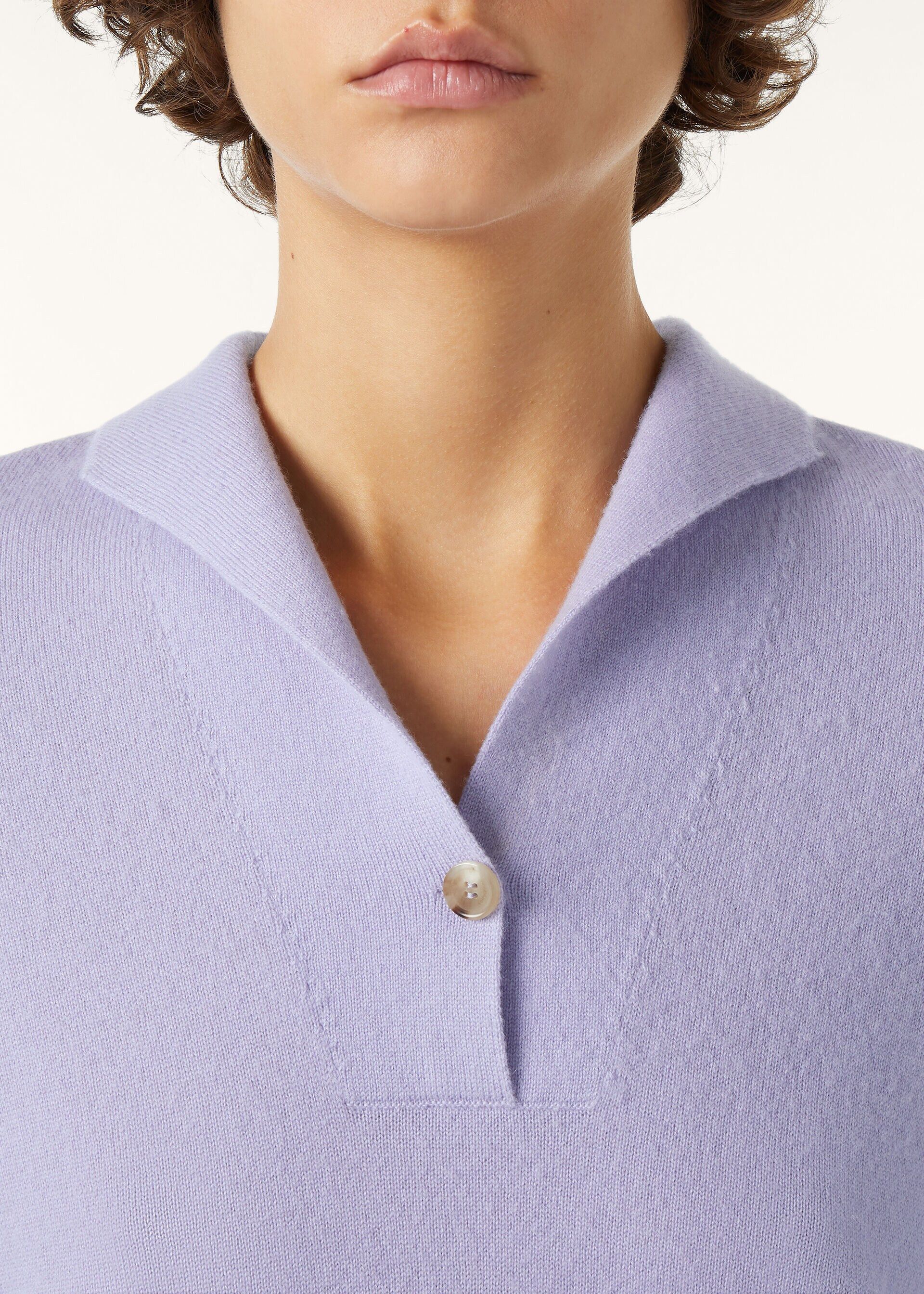 Loro Piana os11x0426 FAQ9446 Sergio Polo Shirt in Iced Violet Size S / US 4 / IT 40 - 3 Thumbnail