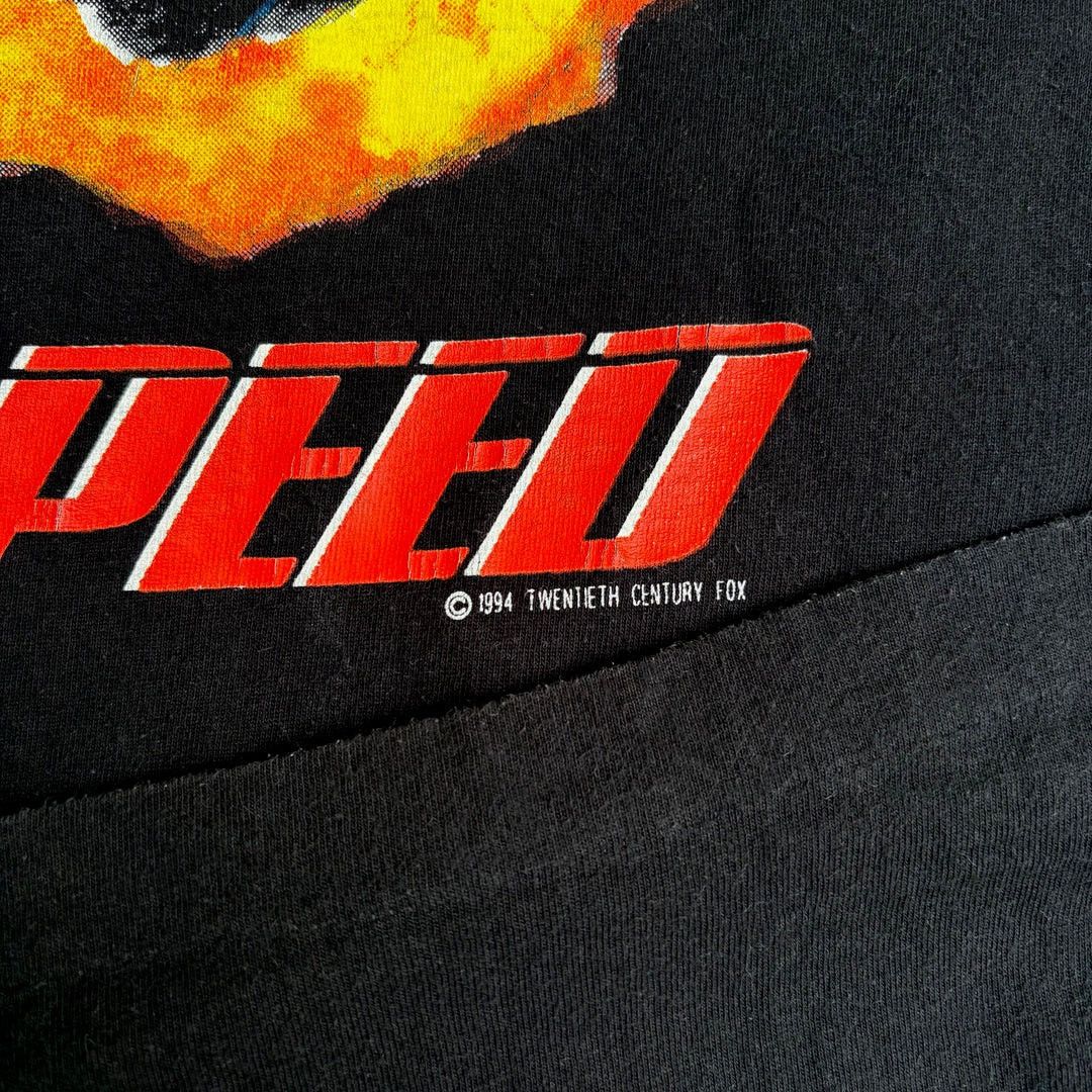 Vintage Speed 1994 90s Vintage Movie Promo Rush Hour USA T-Shirt Size US L / EU 52-54 / 3 - 4 Thumbnail
